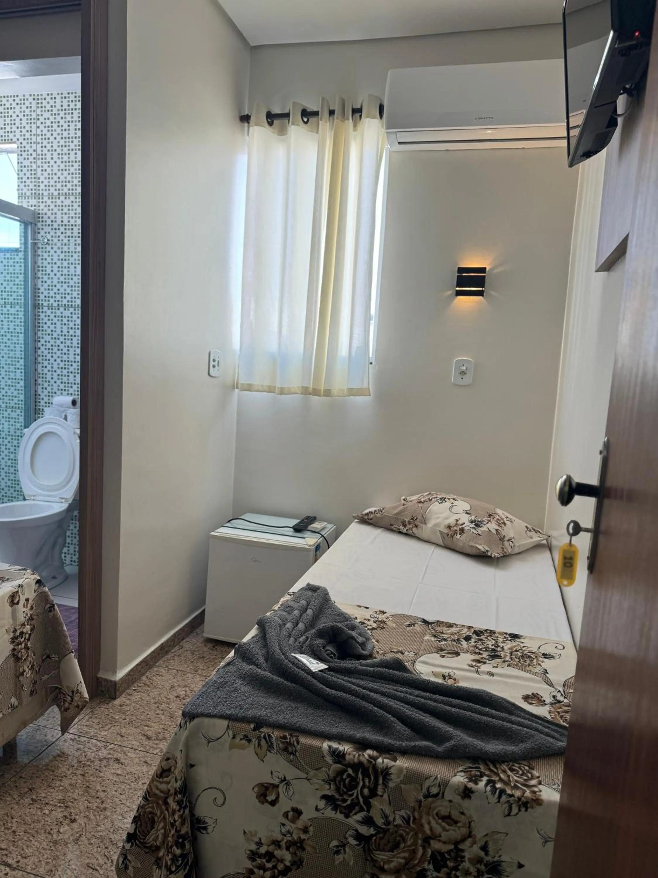 Bed in Pousada Rabake