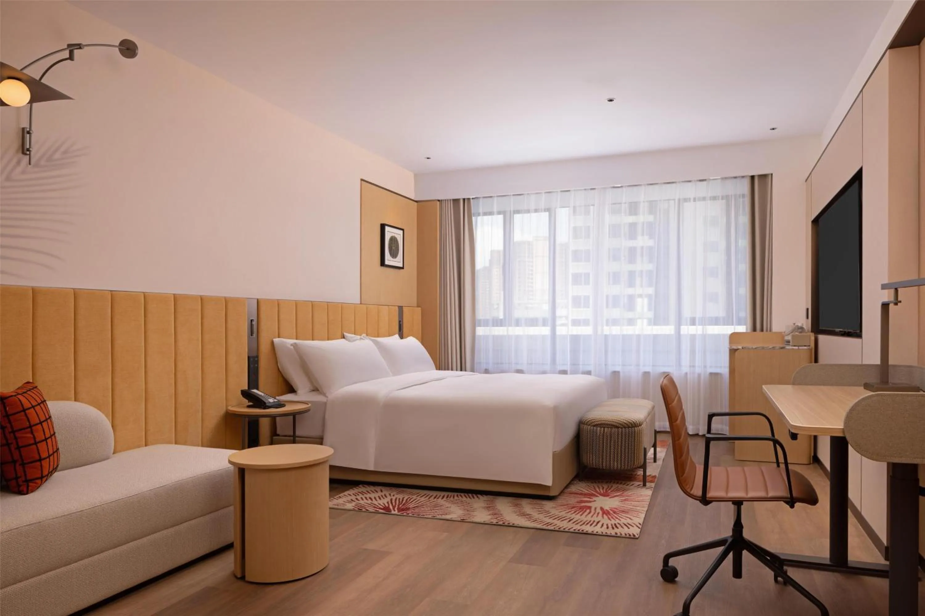 Bedroom, Bed in Hilton Garden Inn Shaoguan Furong New Town
