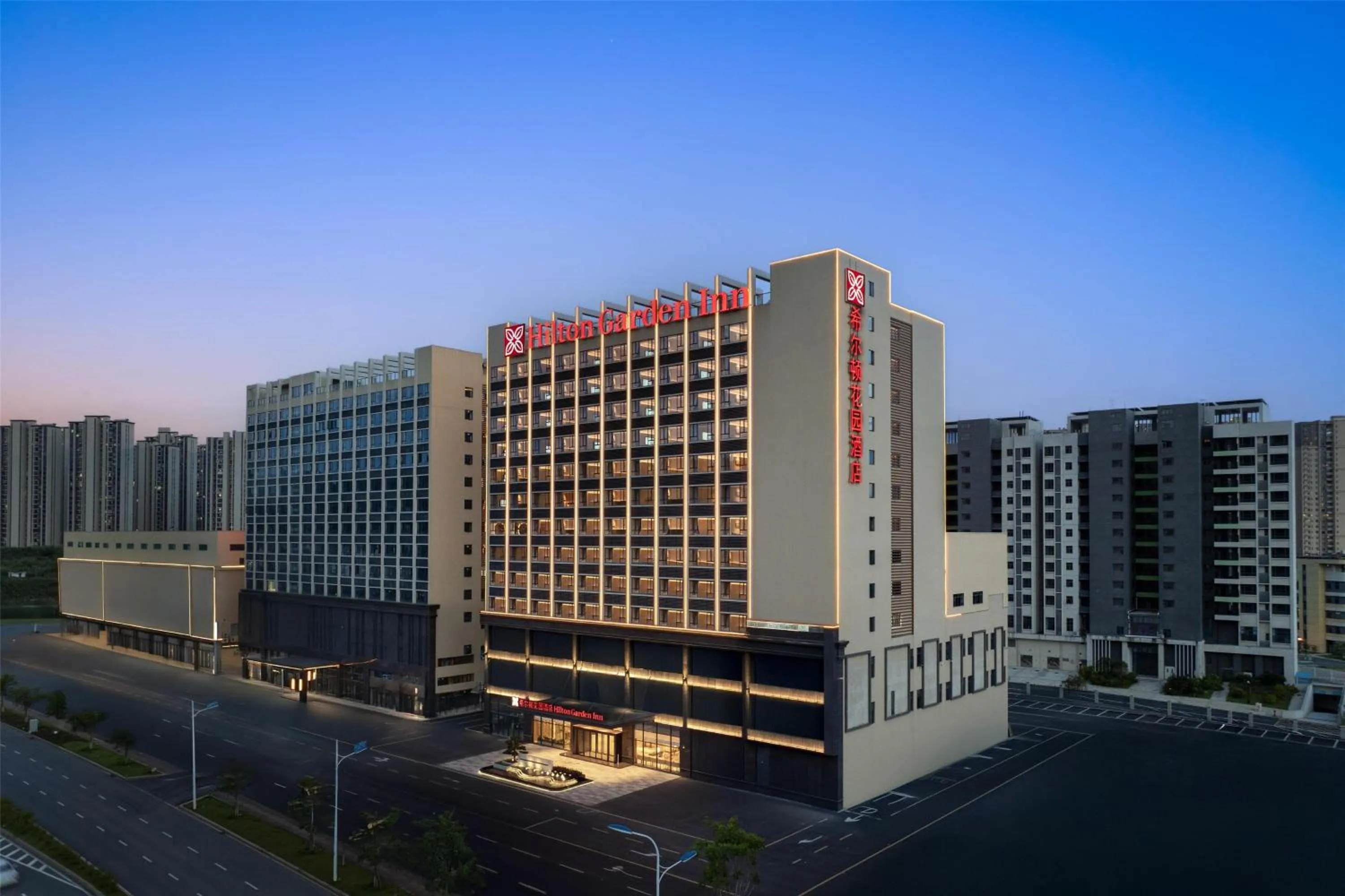 Property building in Hilton Garden Inn Shaoguan Furong New Town
