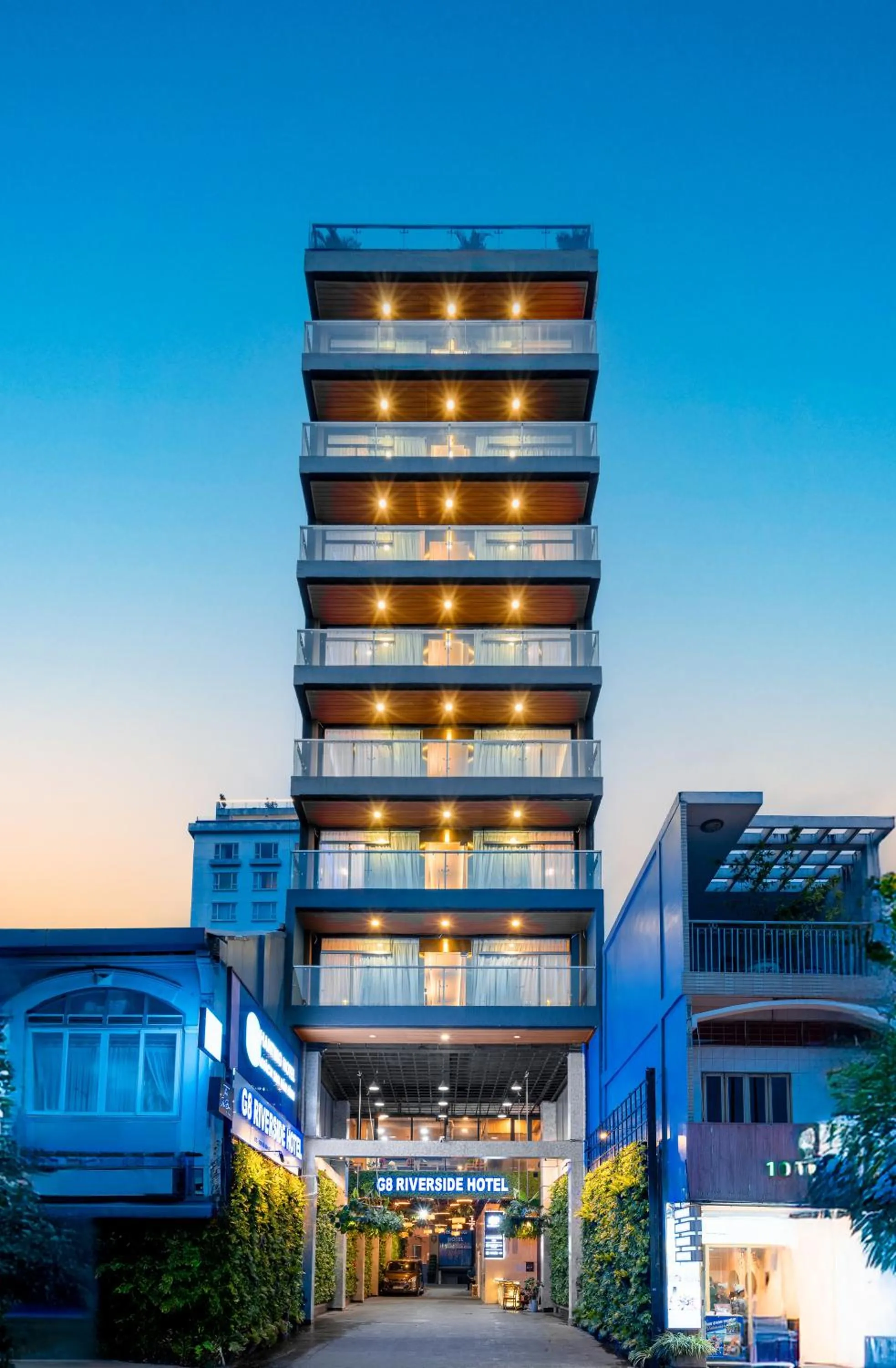 Property building in G8 Riverside Hotel Saigon