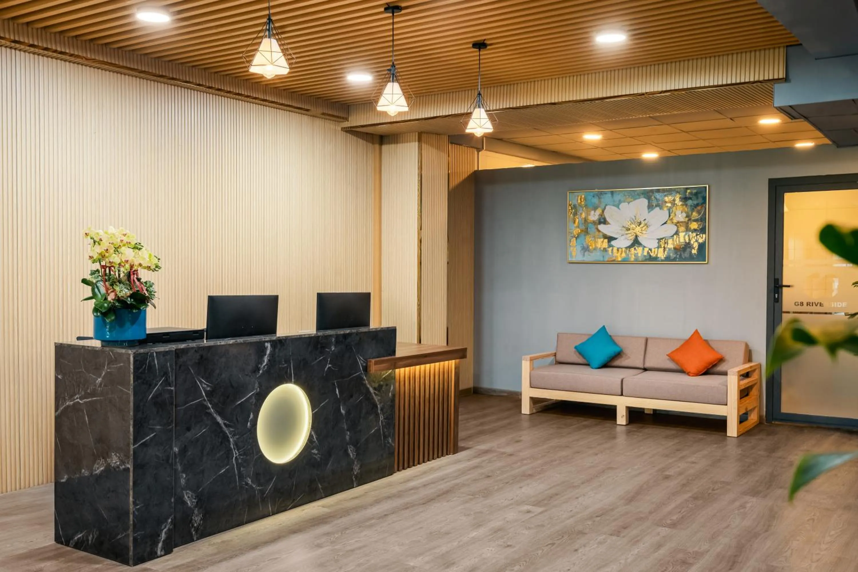 Lobby or reception in G8 Riverside Hotel Saigon