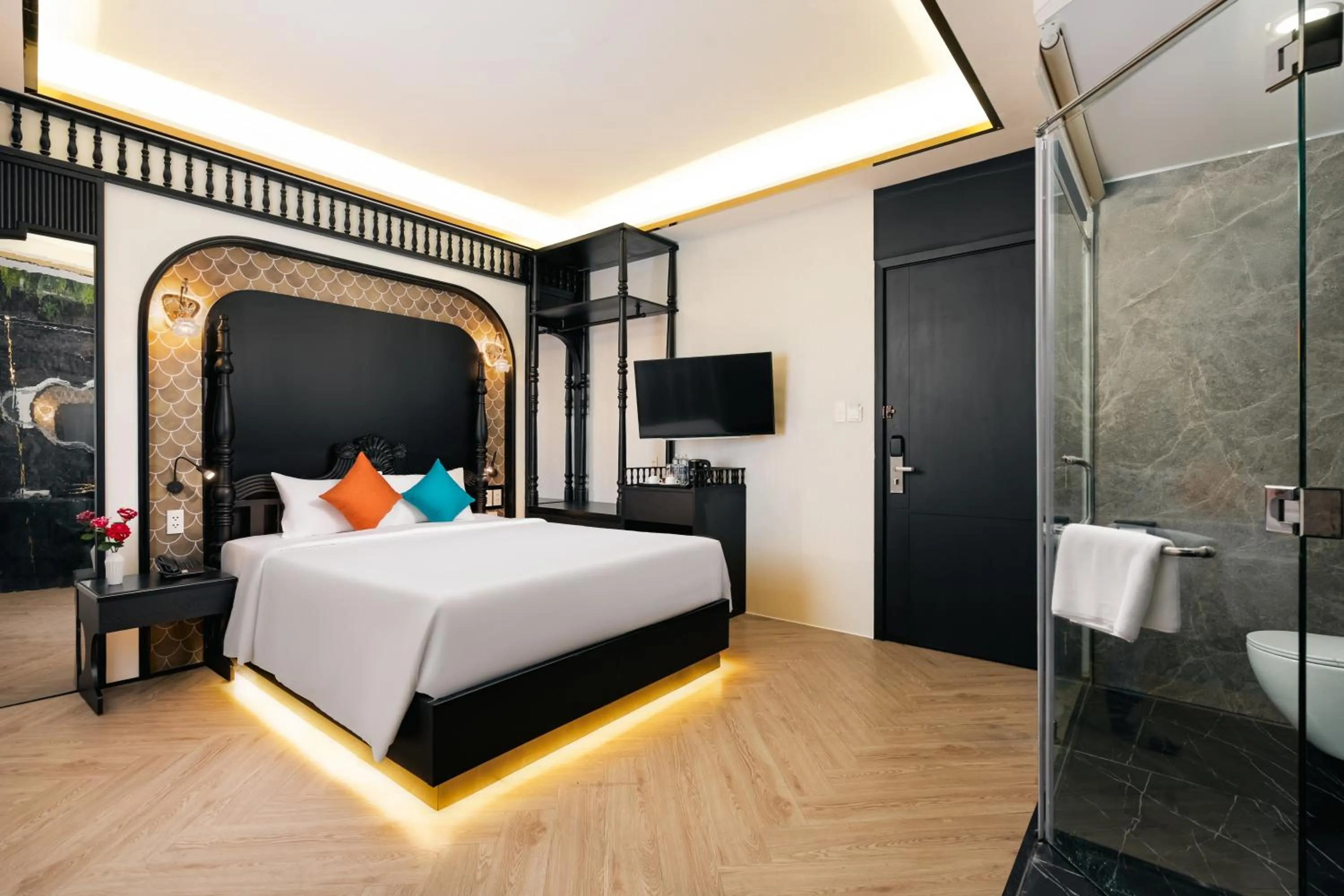 Bedroom in G8 Riverside Hotel Saigon