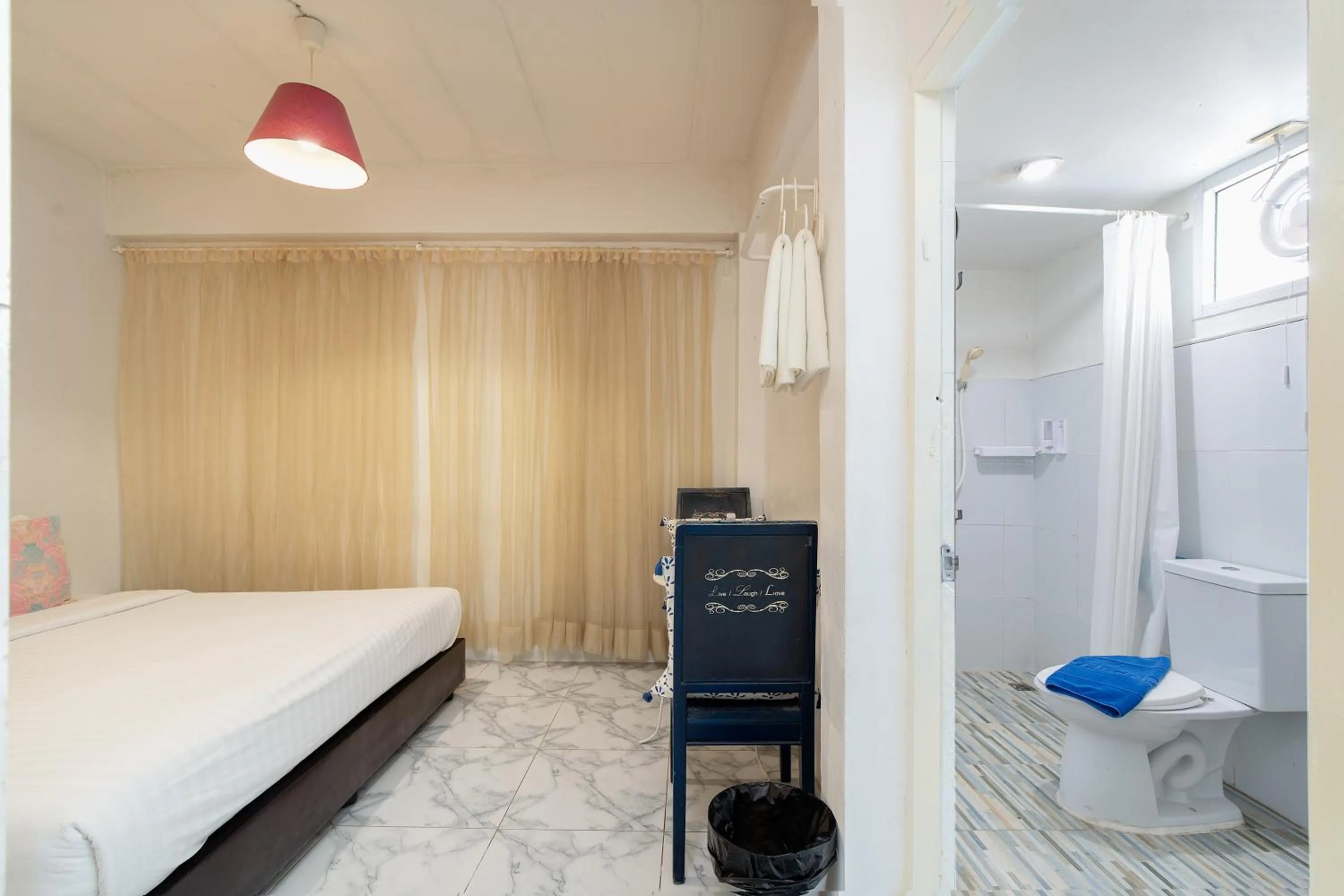 Bathroom, Bed in Take a Rest Donmueang