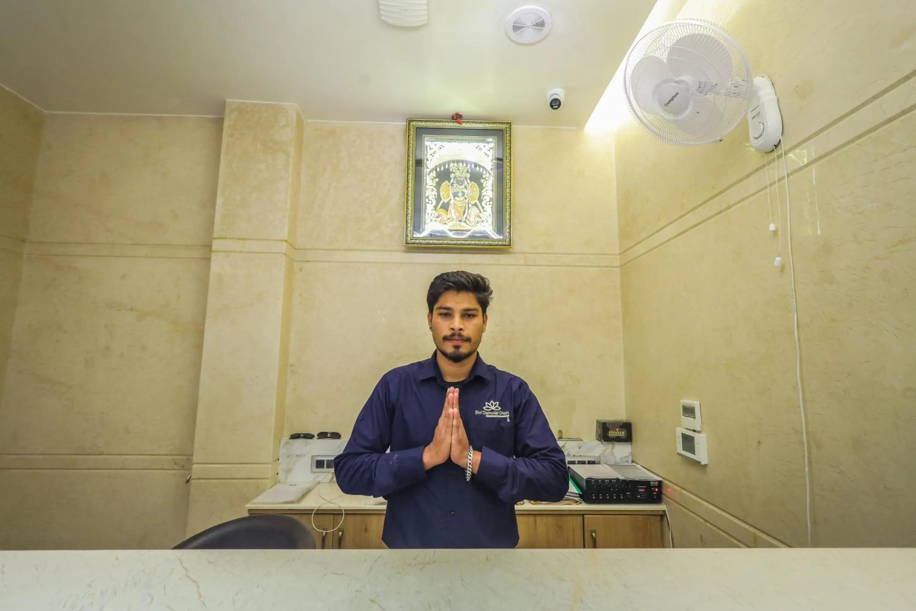 Lobby or reception in Shri Damodar Dham