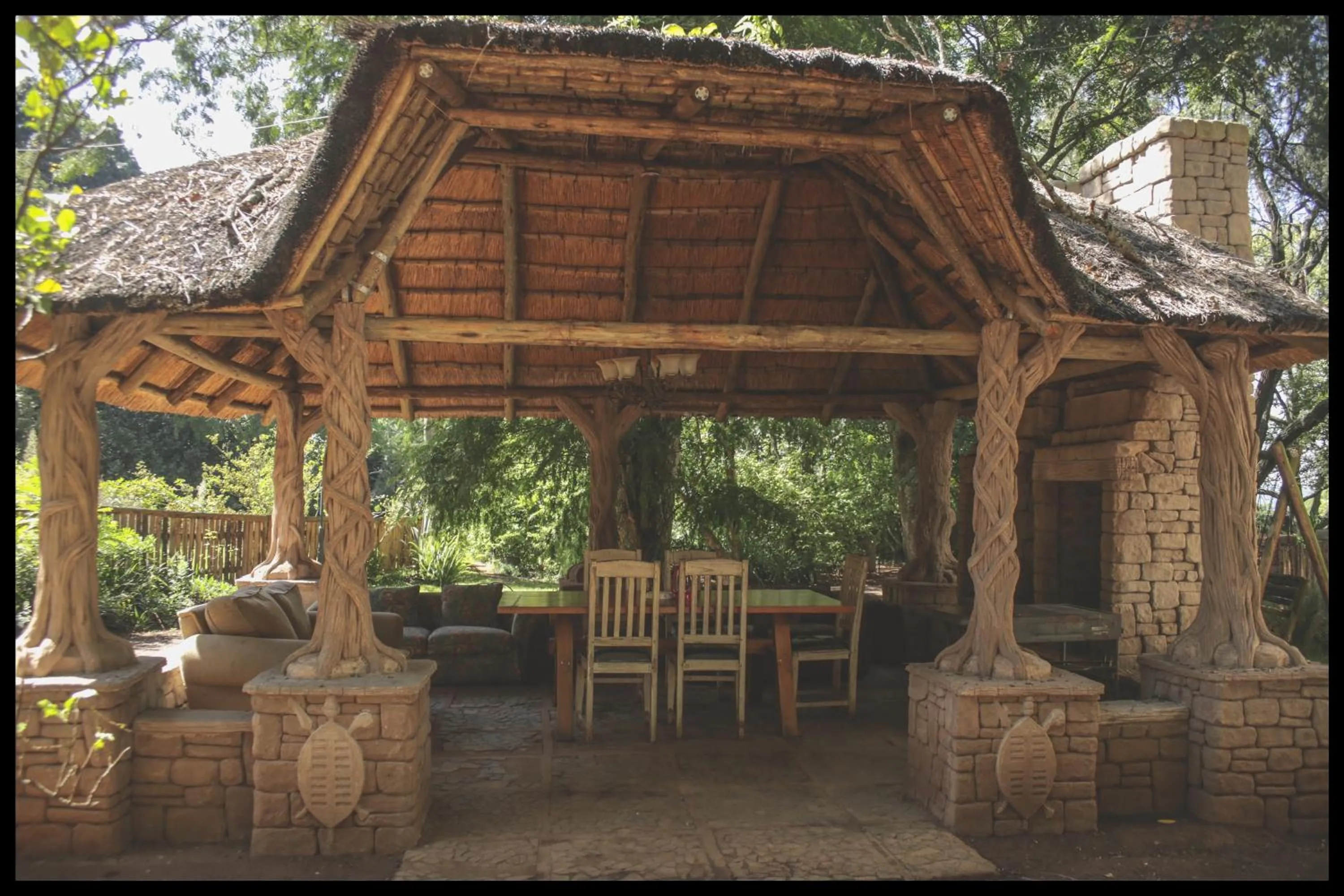 Patio in Biggy Best Boutique Hotel & Self Catering Cottages