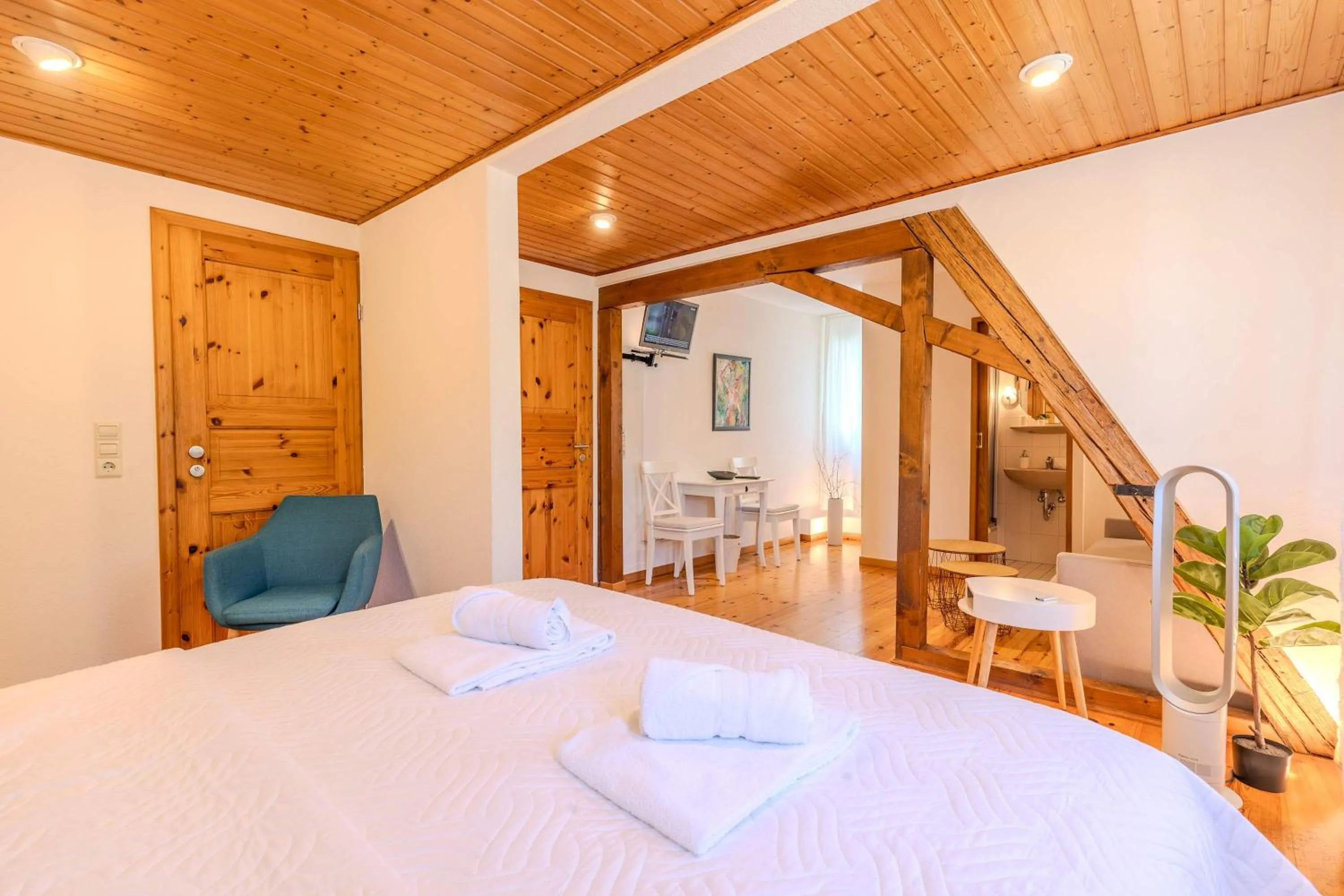 Bed in Weingut Muehlenschenke - Game-Room, Vineyard, Sauna and more
