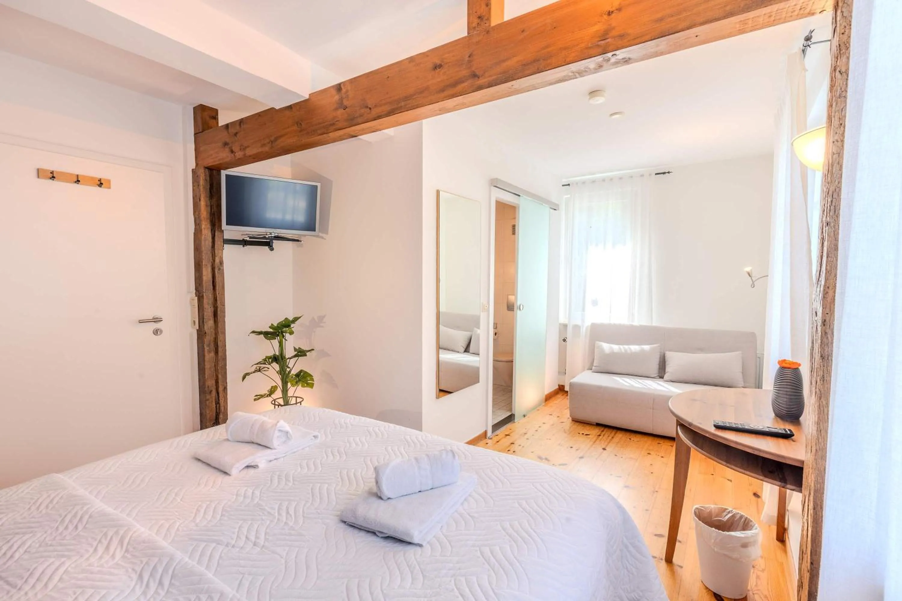 Bed in Weingut Muehlenschenke - Game-Room, Vineyard, Sauna and more