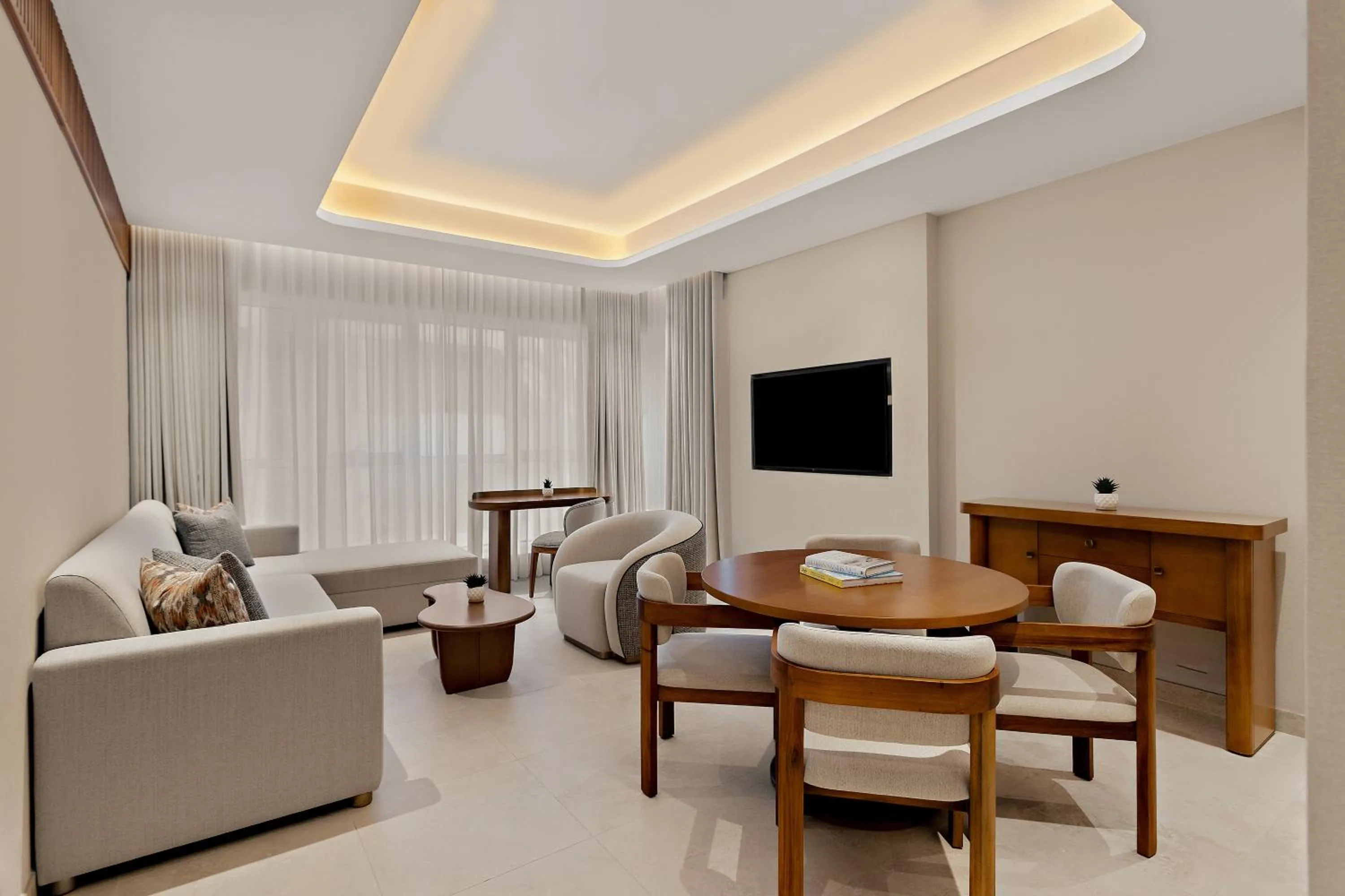 Living room in Mercure Abu Dhabi Downtown