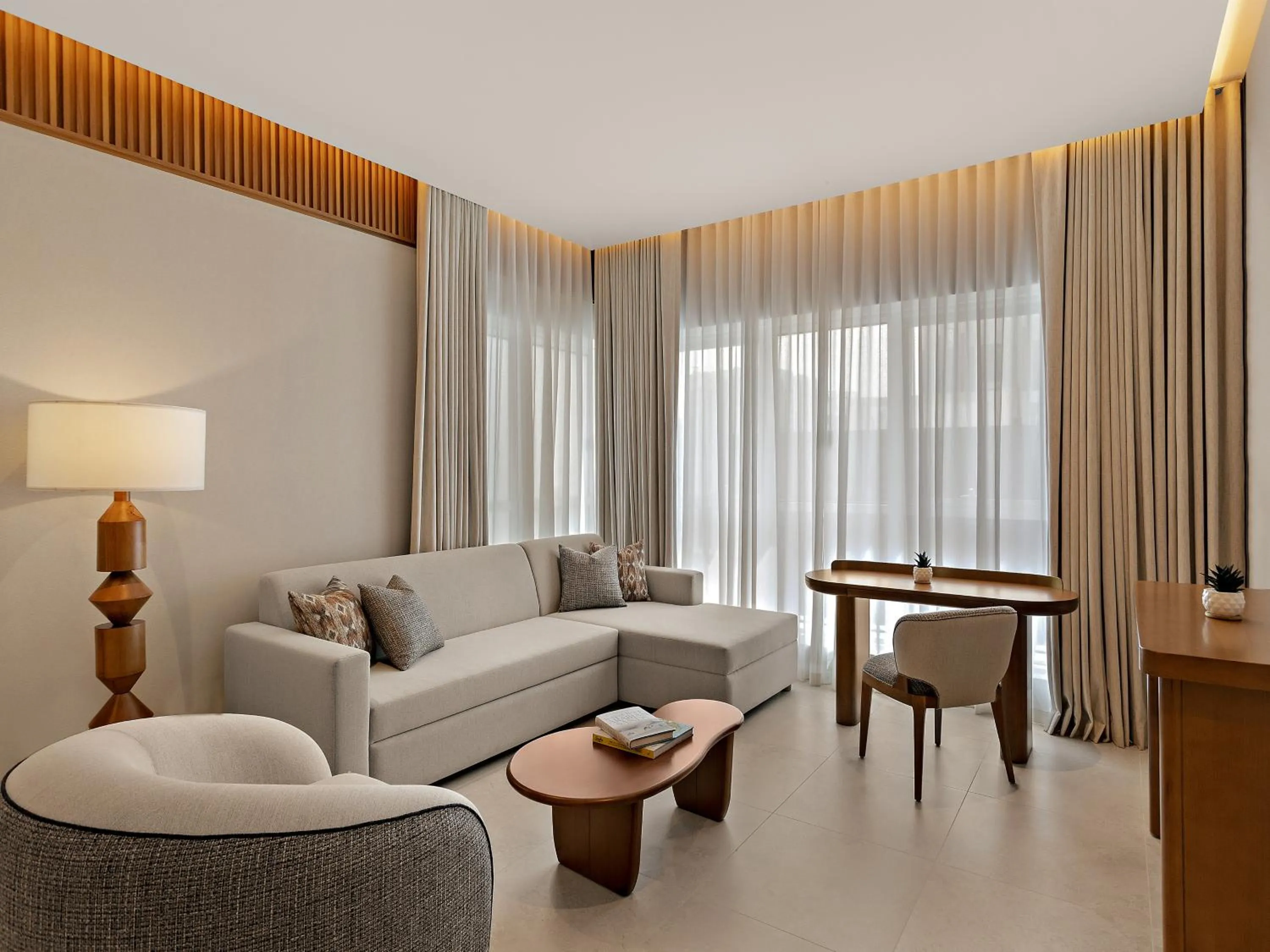 Living room in Mercure Abu Dhabi Downtown