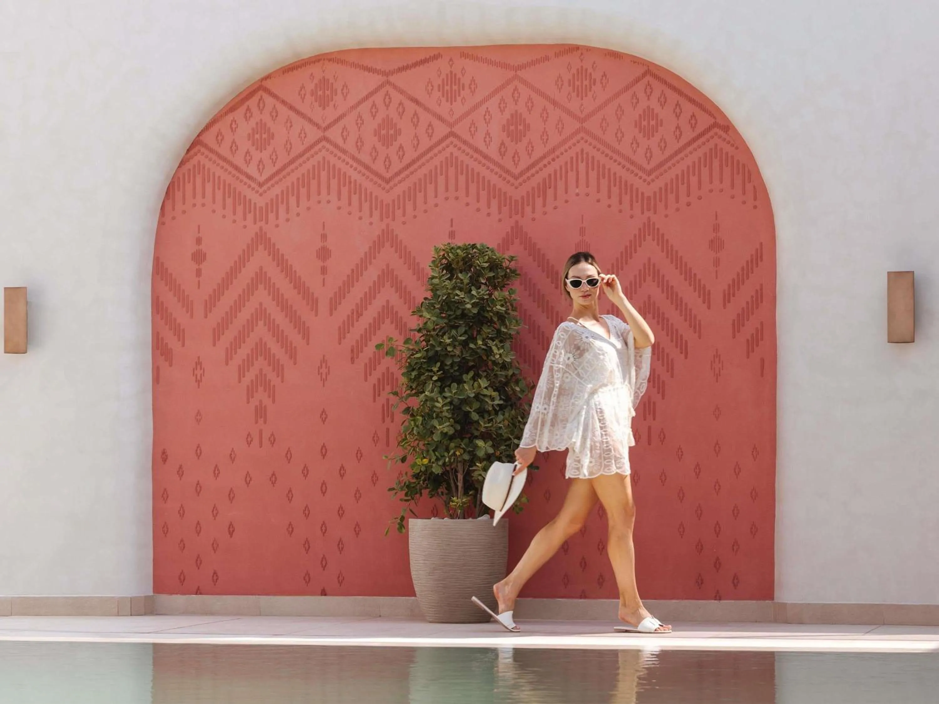 Pool view in Mercure Abu Dhabi Downtown