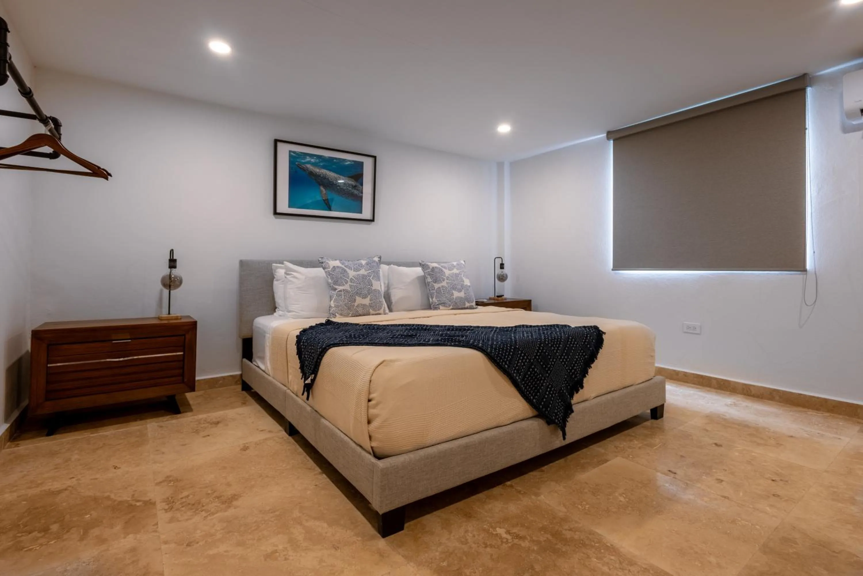 Bed in Anchors Hotel