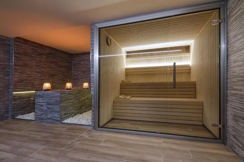 Sauna in Hotel Eth Solan & SPA