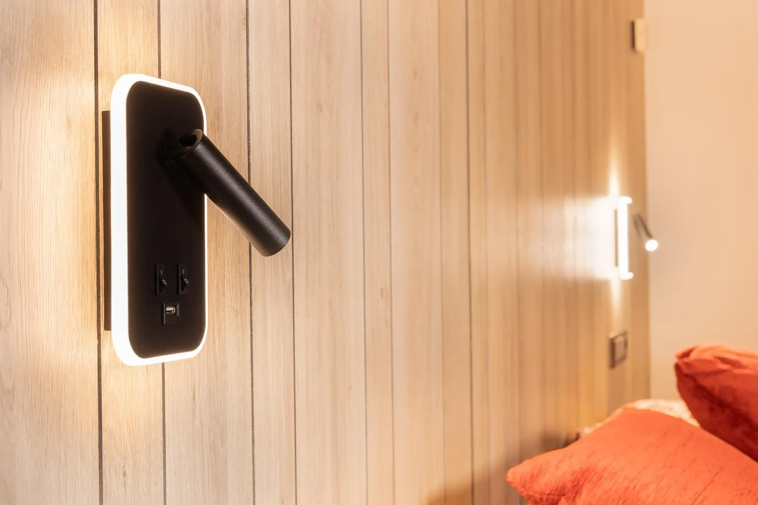 Bed in Hotel Eth Solan & SPA