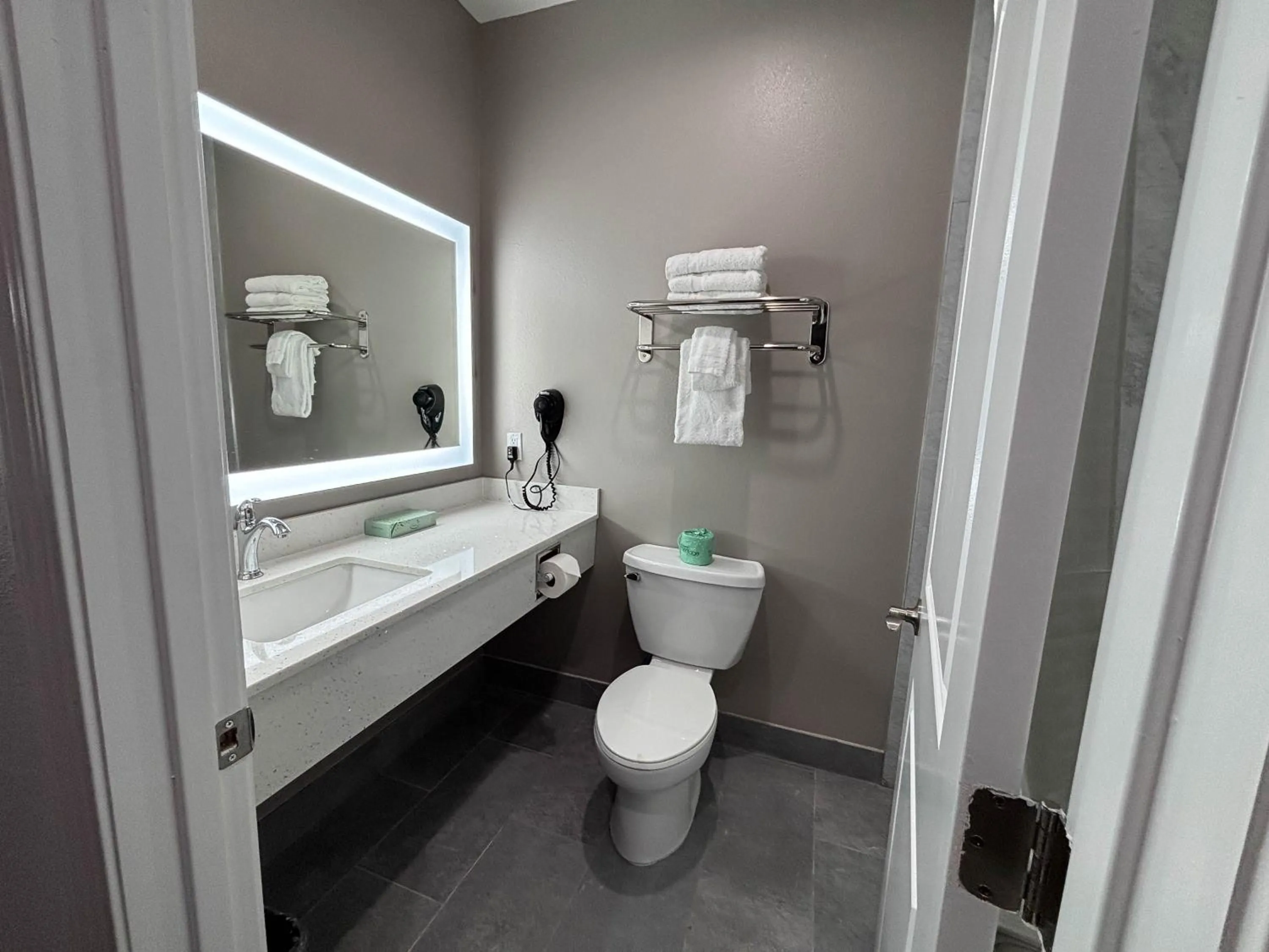 Toilet in Studio 6 Giddings