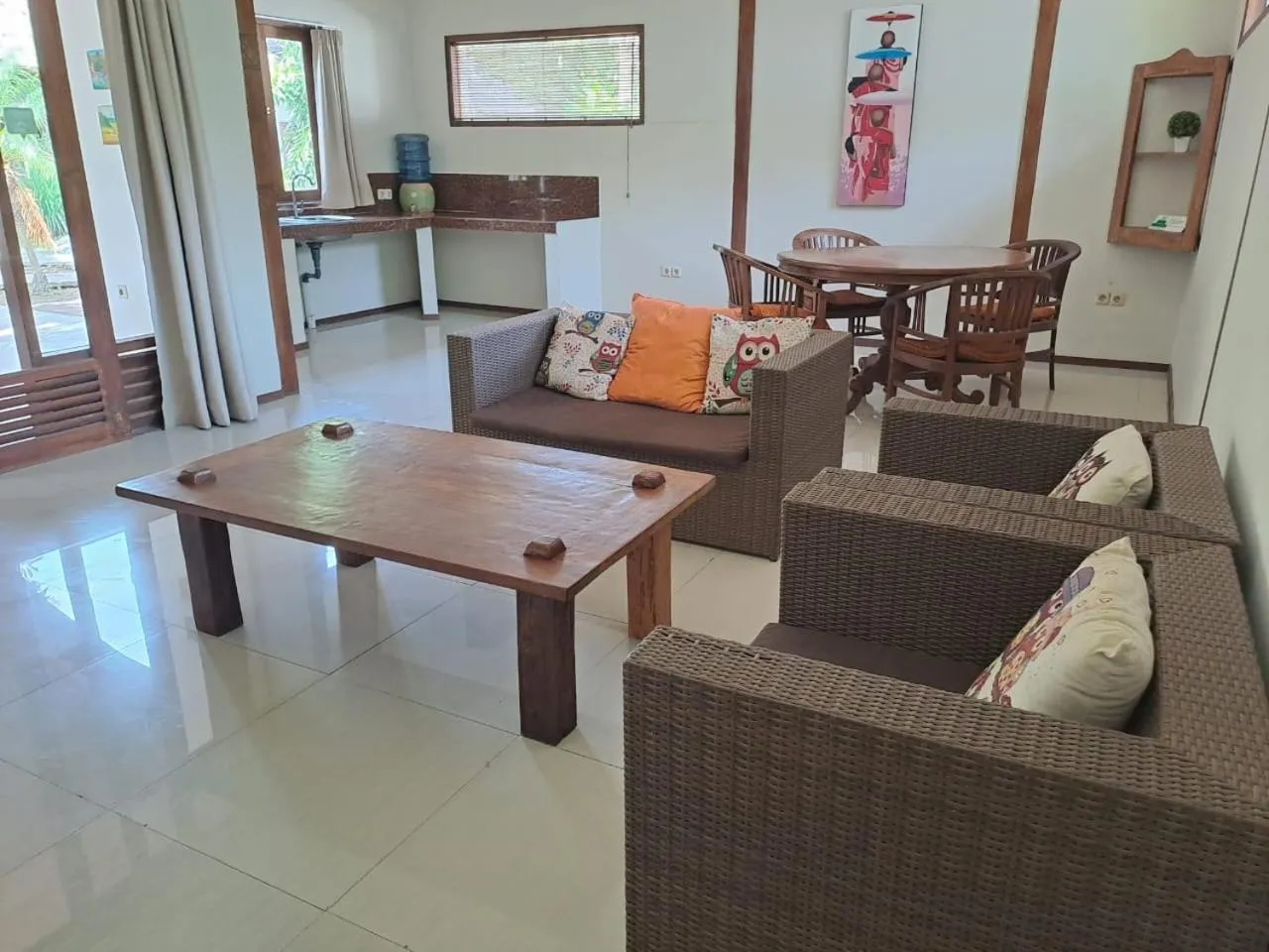 Living room in Si Pitung Village