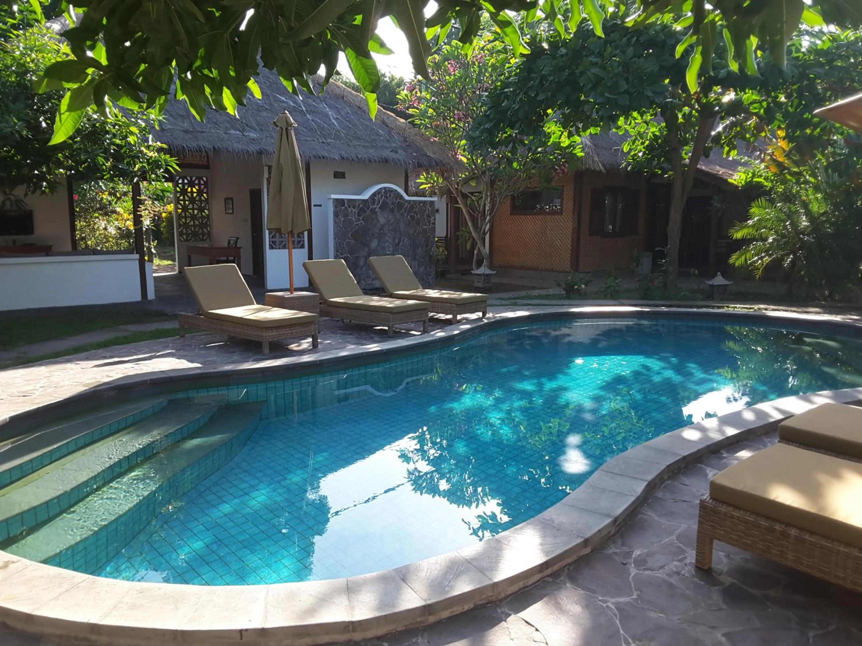 Swimming pool in Si Pitung Village