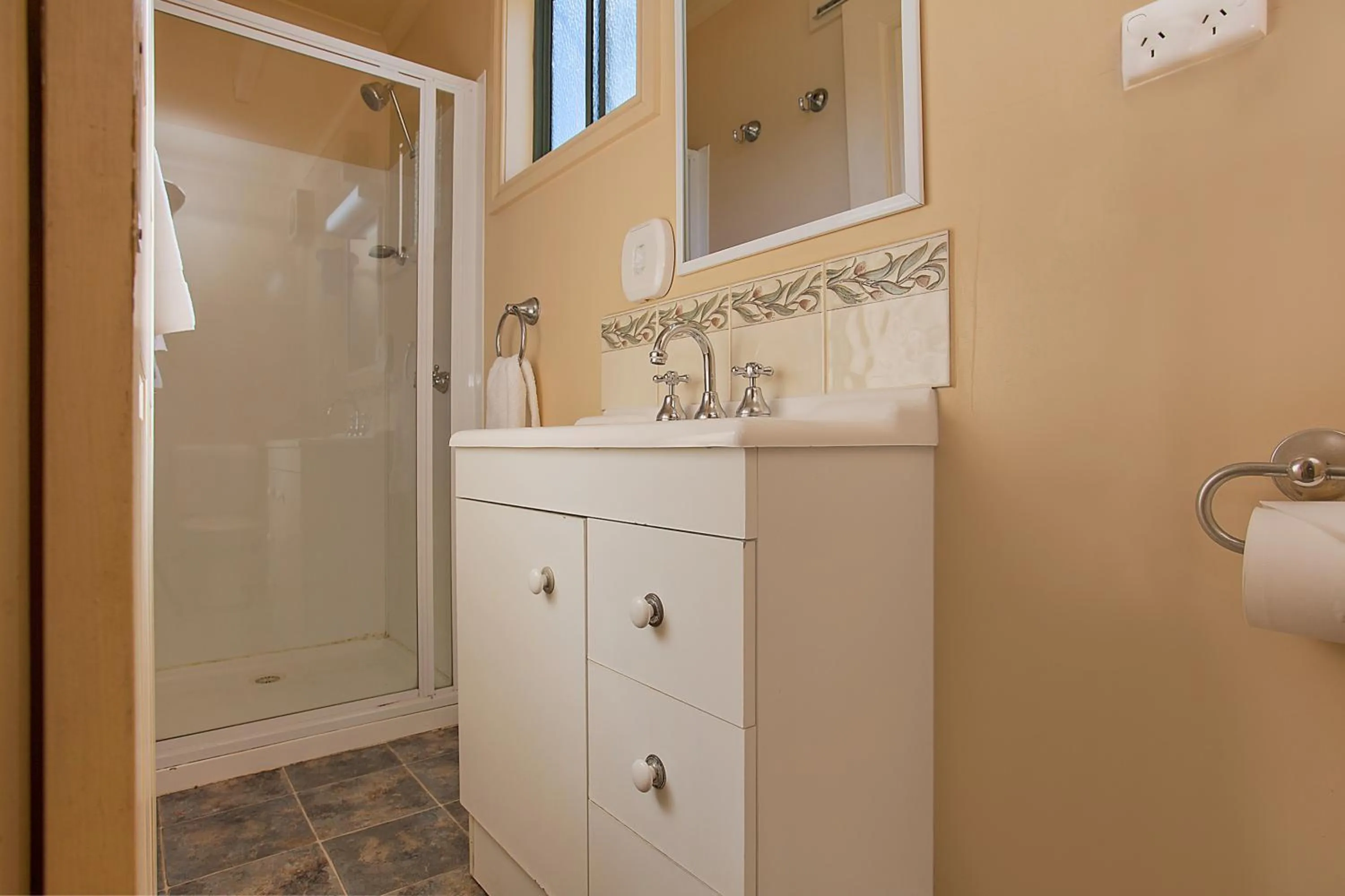 Shower in Hamilton Caravan Park