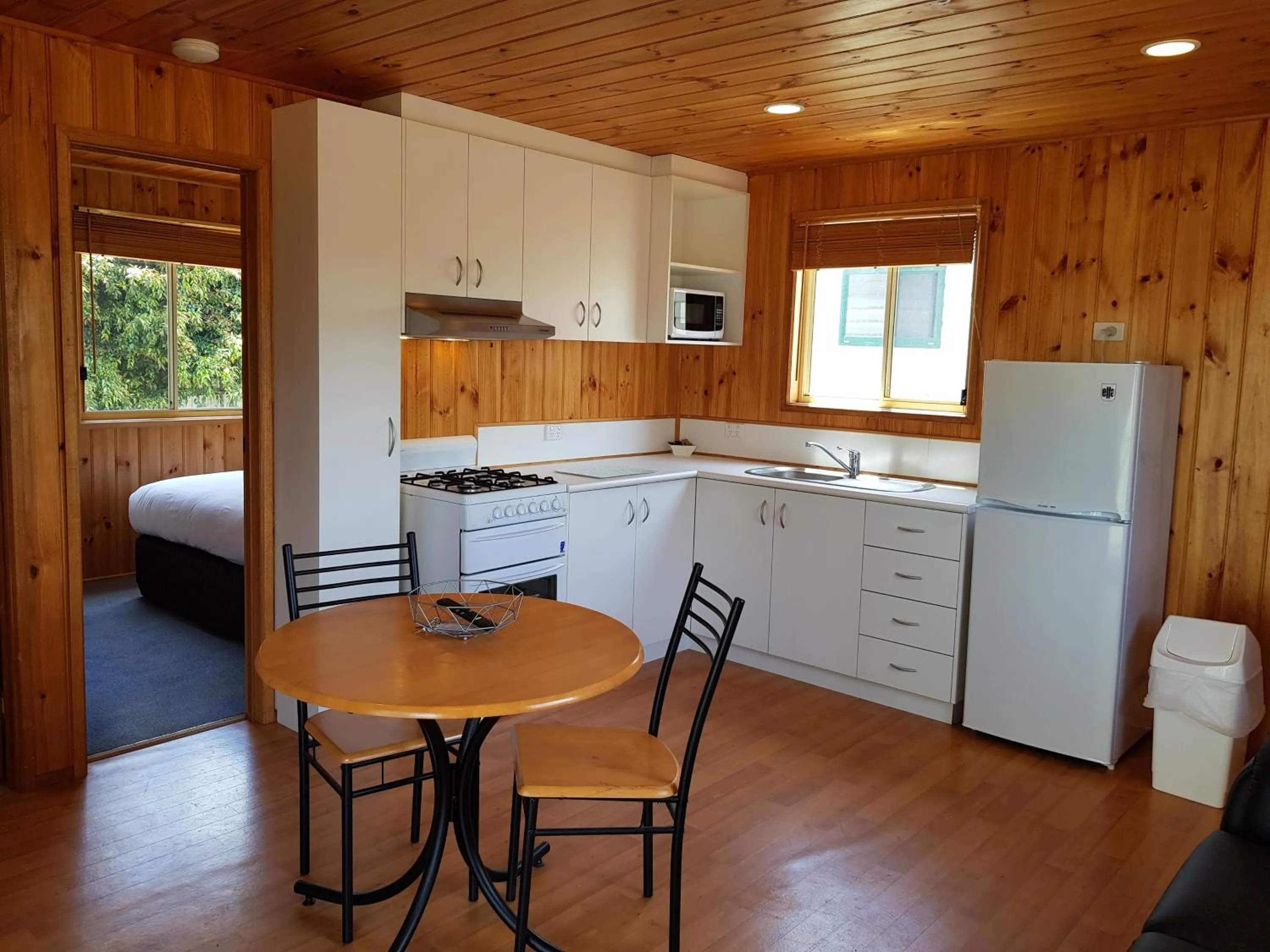 Kitchen or kitchenette in Hamilton Caravan Park