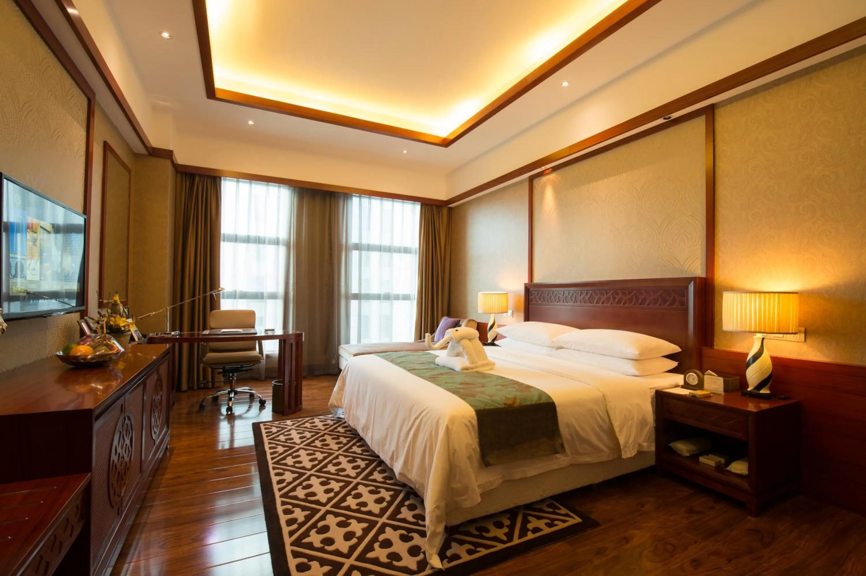 Photo of the whole room in Huachen International Hotel