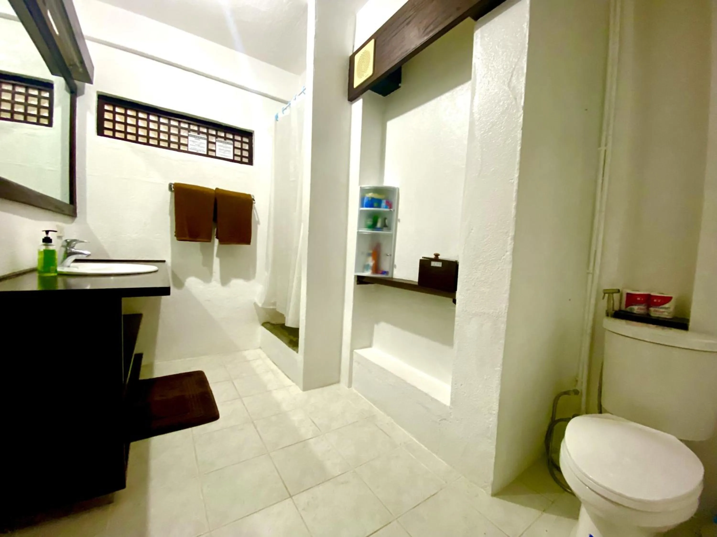 Bathroom in Lalaguna Villas Luxury Dive Resort and Spa