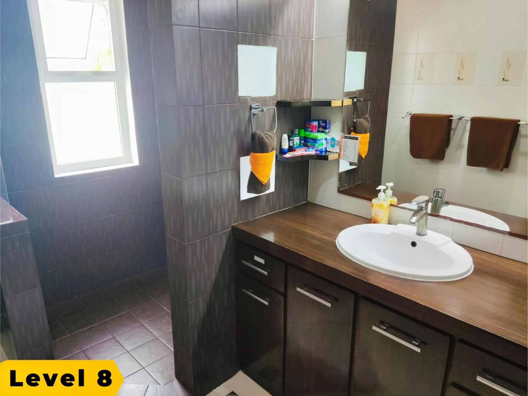 Bathroom in Lalaguna Villas Luxury Dive Resort and Spa