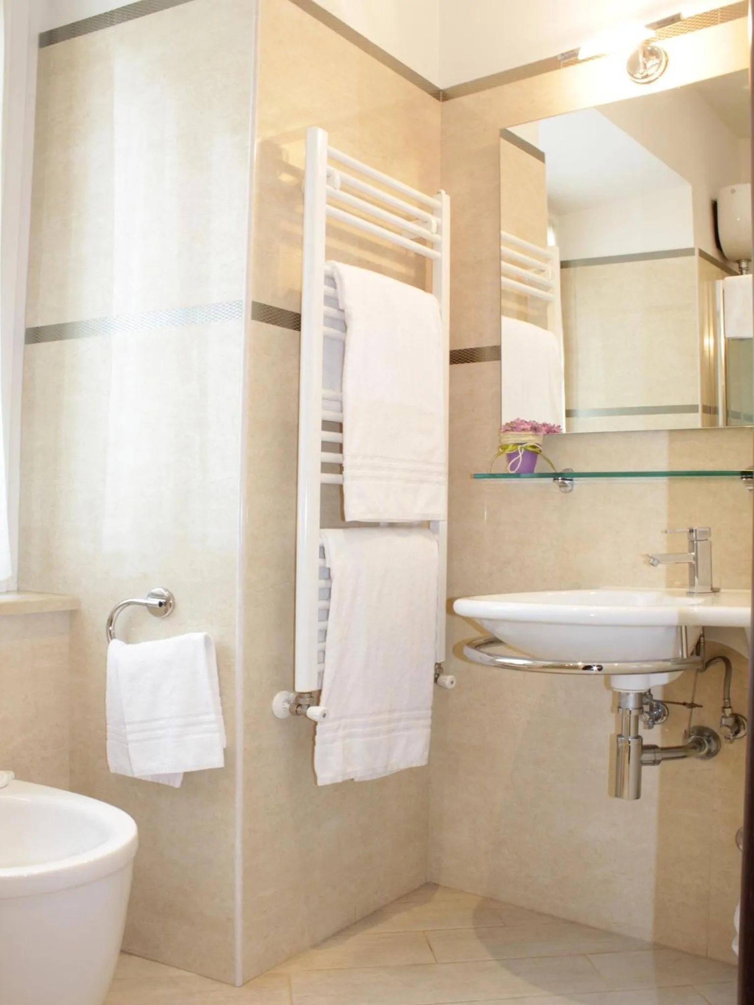 Bathroom in Candia Inn Vatican