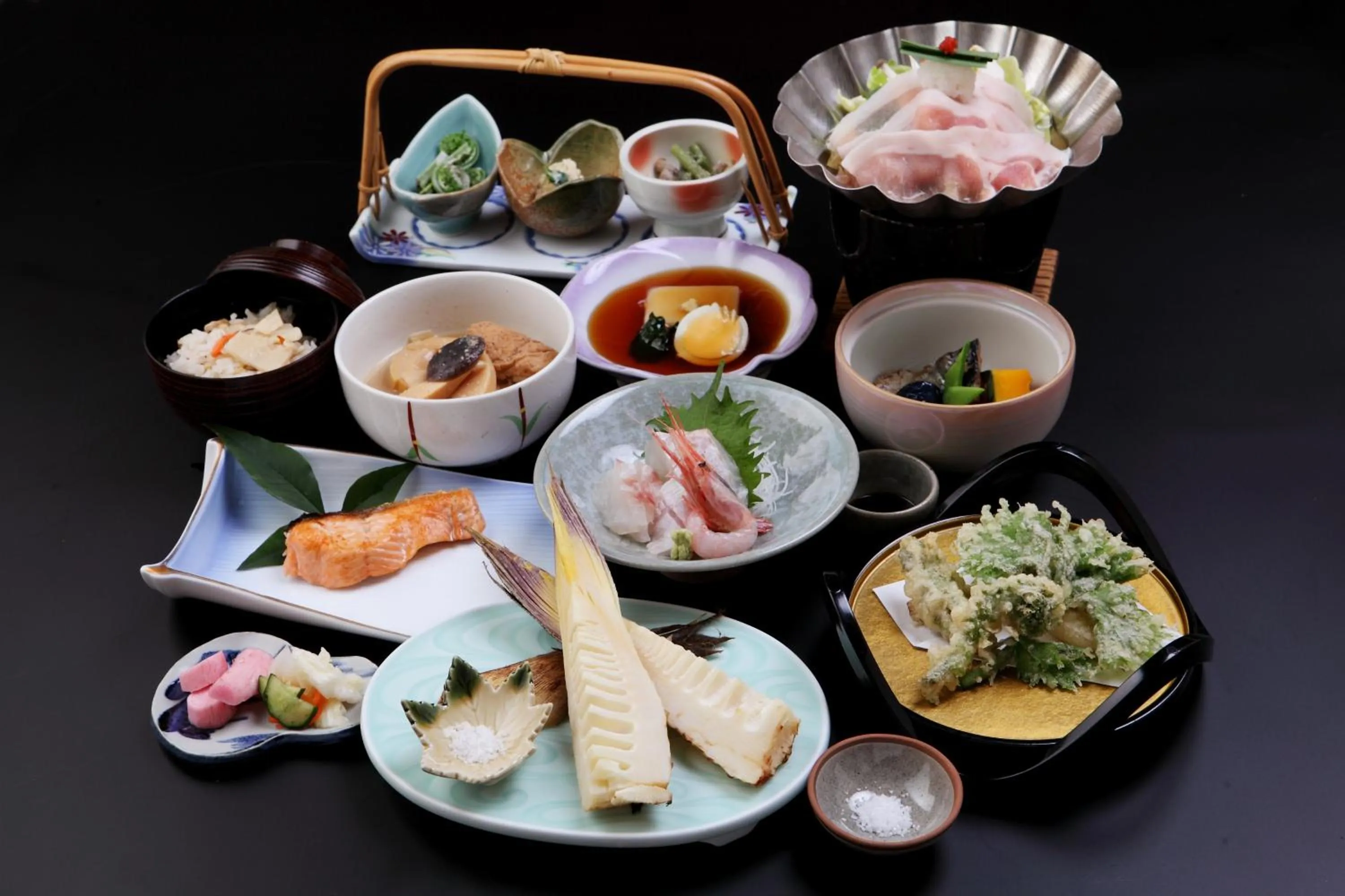 Dinner in Tsukasaya Ryokan