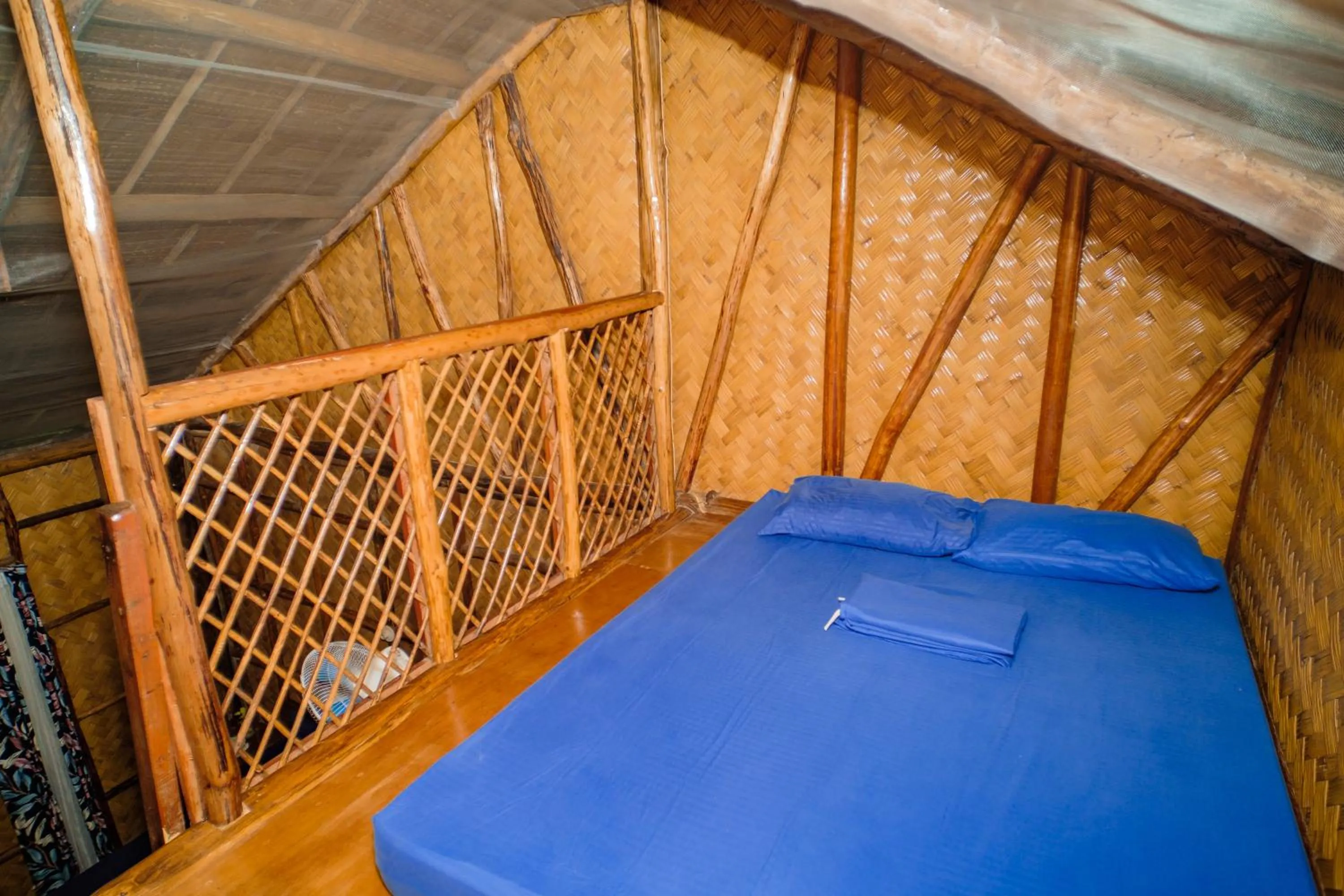 Bed in Sunset Colors