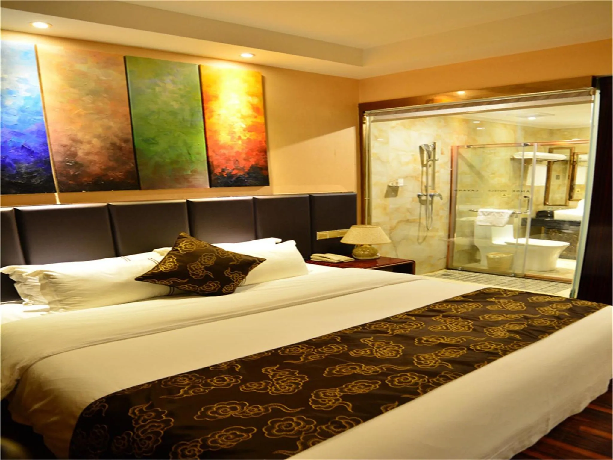 Bedroom in Lavande Hotel Wuhan Railway Station