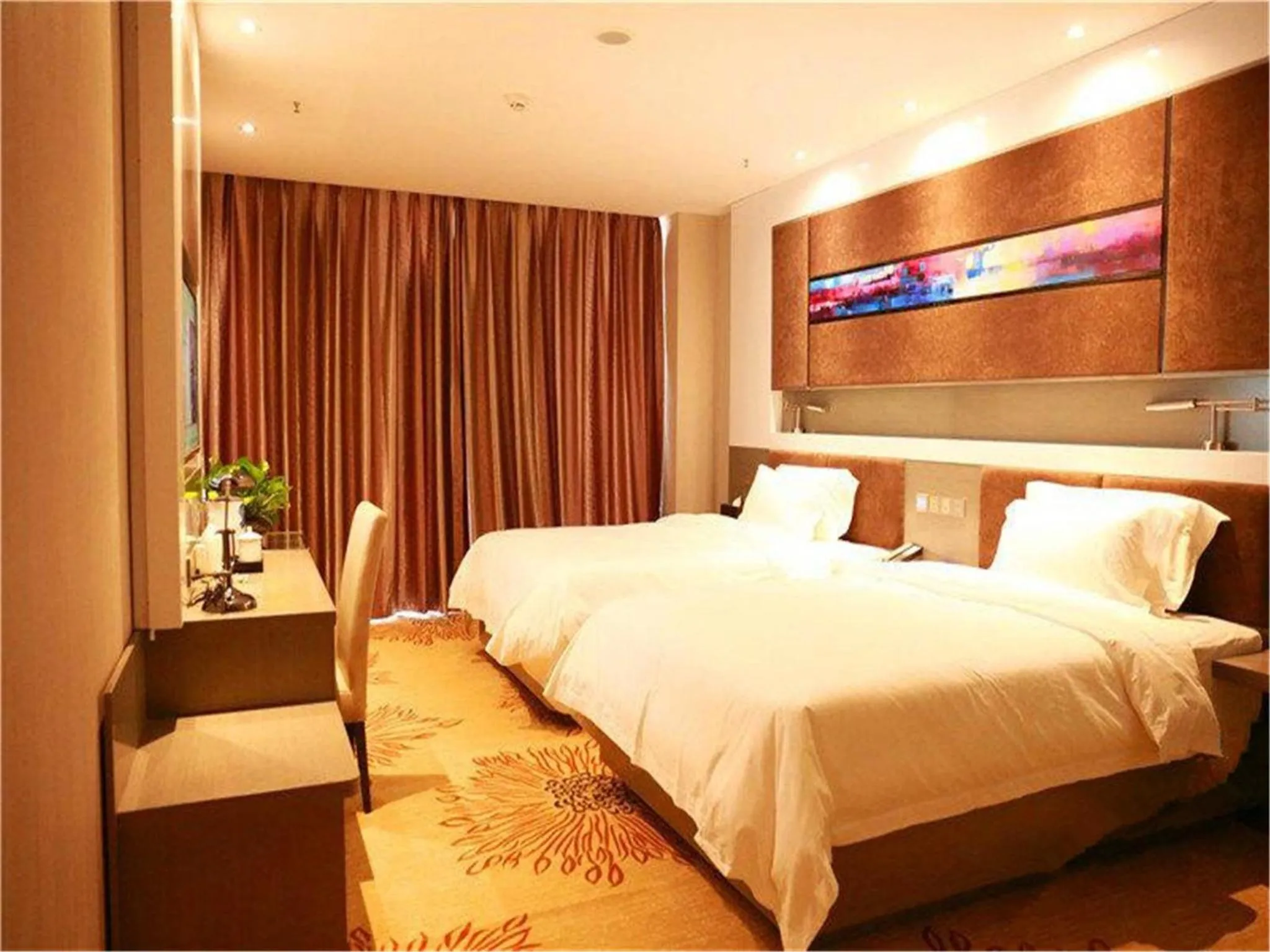 Photo of the whole room, Bed in Lavande Hotel Beijing Tongzhou Guoyuan