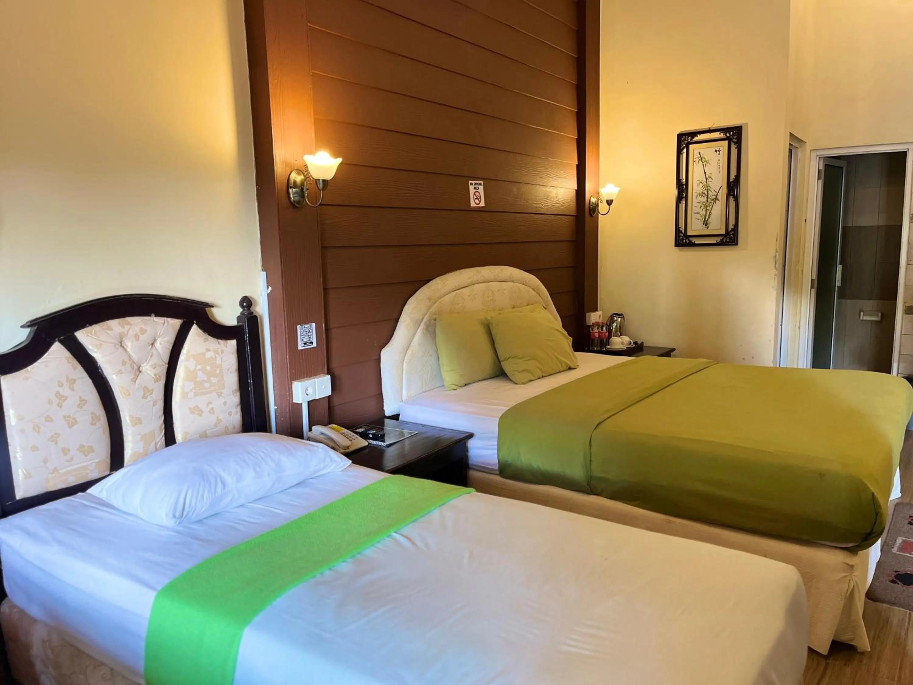 Bed in Green Valley Resort Bandungan