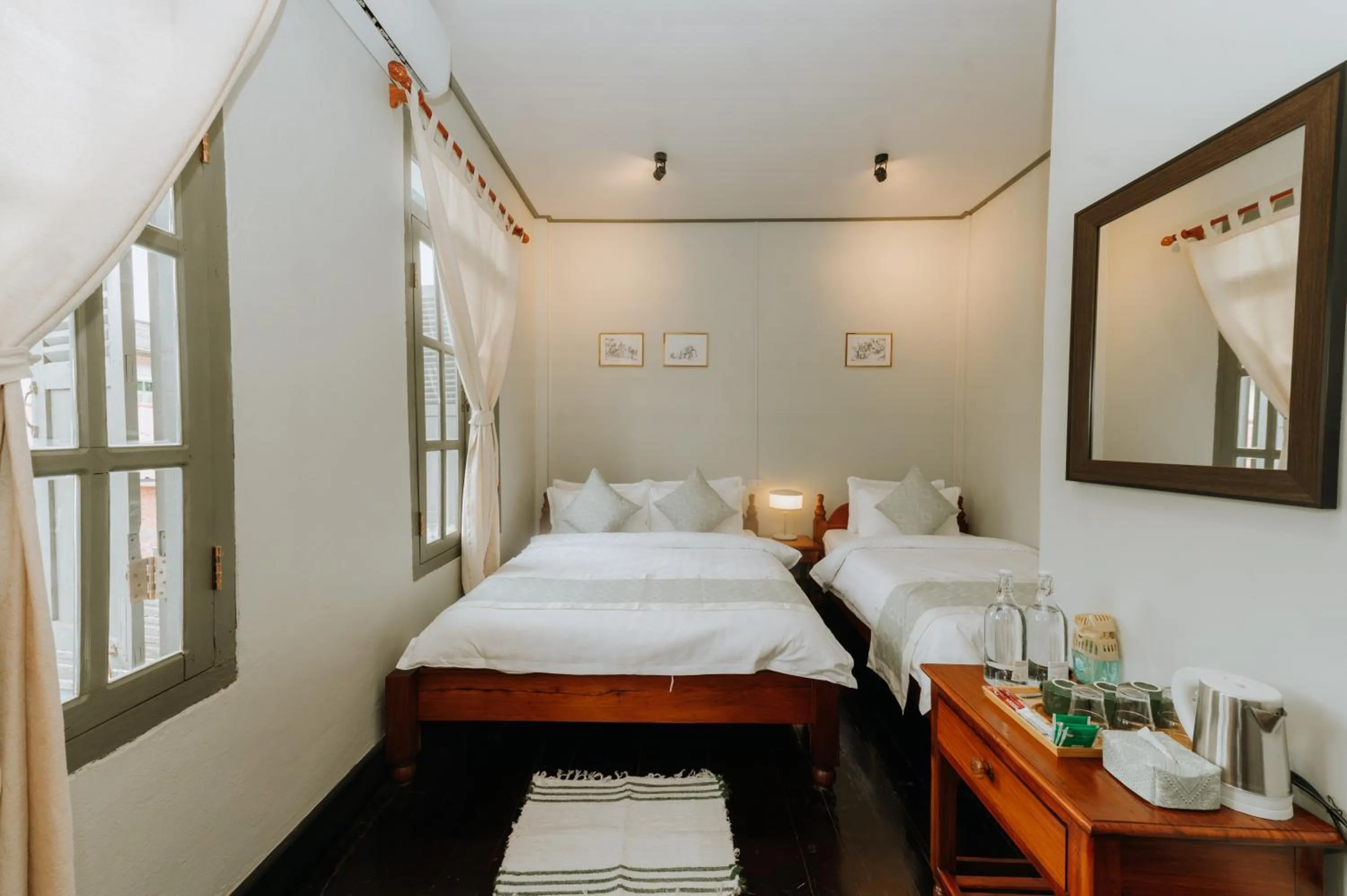 Bed in SamaiLaos Residence