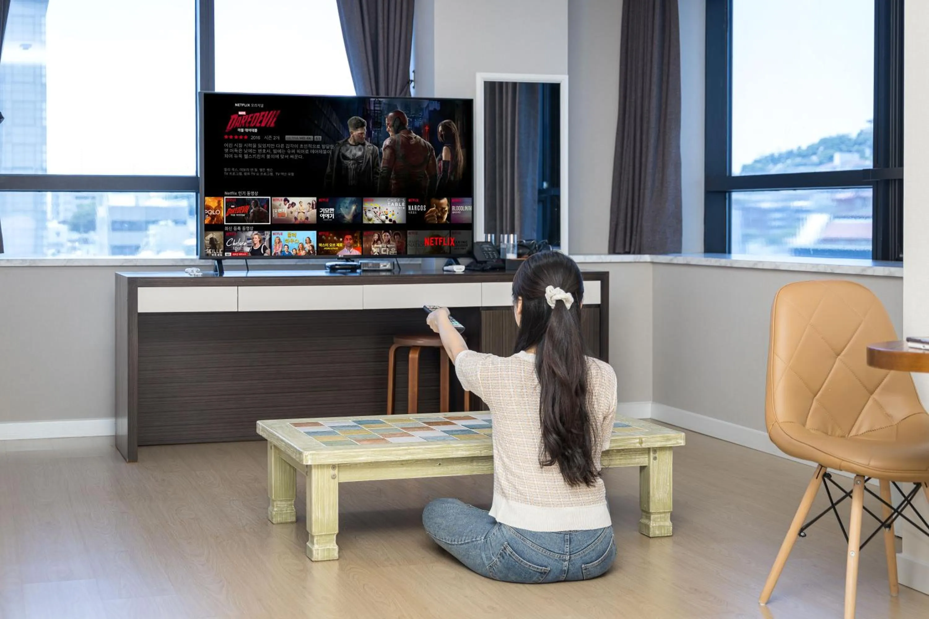 TV and multimedia in Hotel Wooin