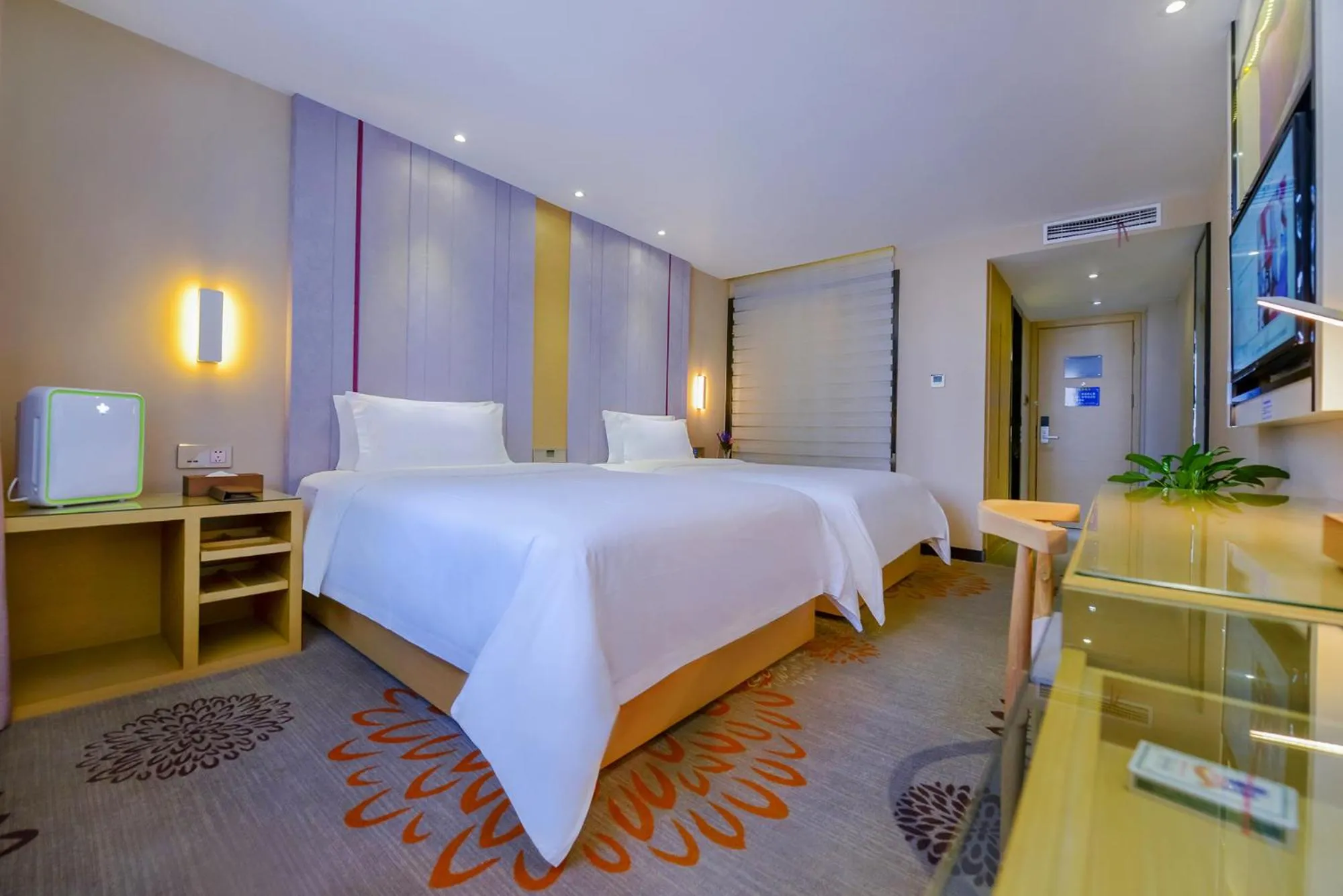 Bed in Lavande Hotel Chongqing Guanyin Bridge Pedestrian Street