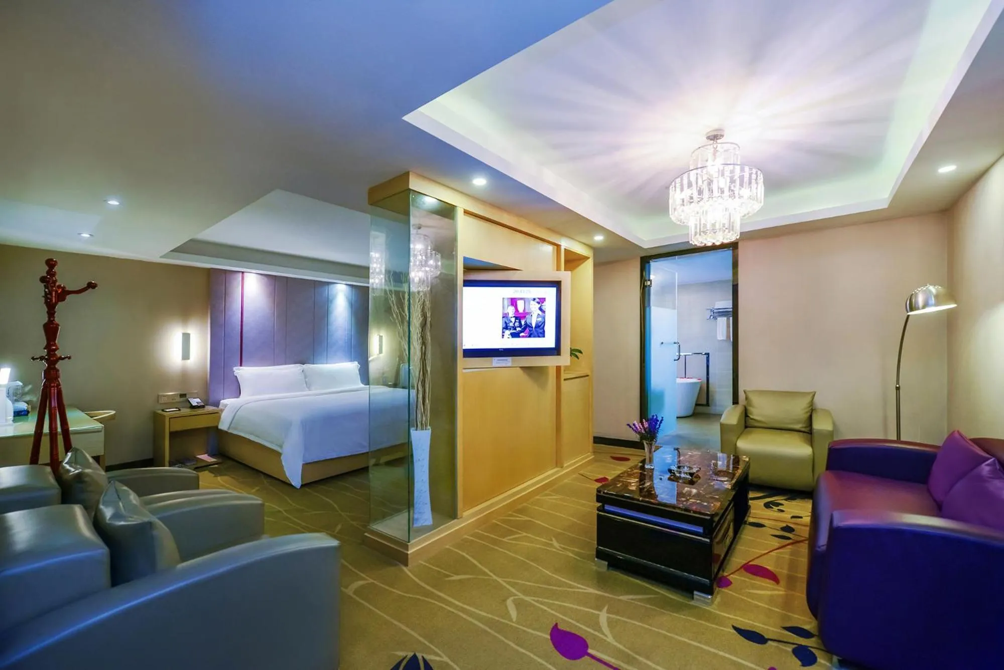 Bed in Lavande Hotel Chongqing Guanyin Bridge Pedestrian Street