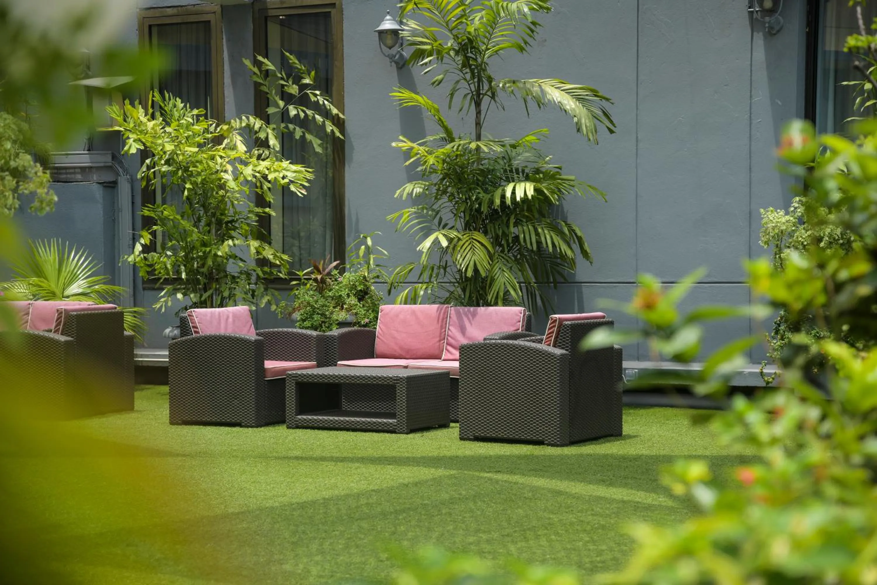 Patio in Hotel Memling