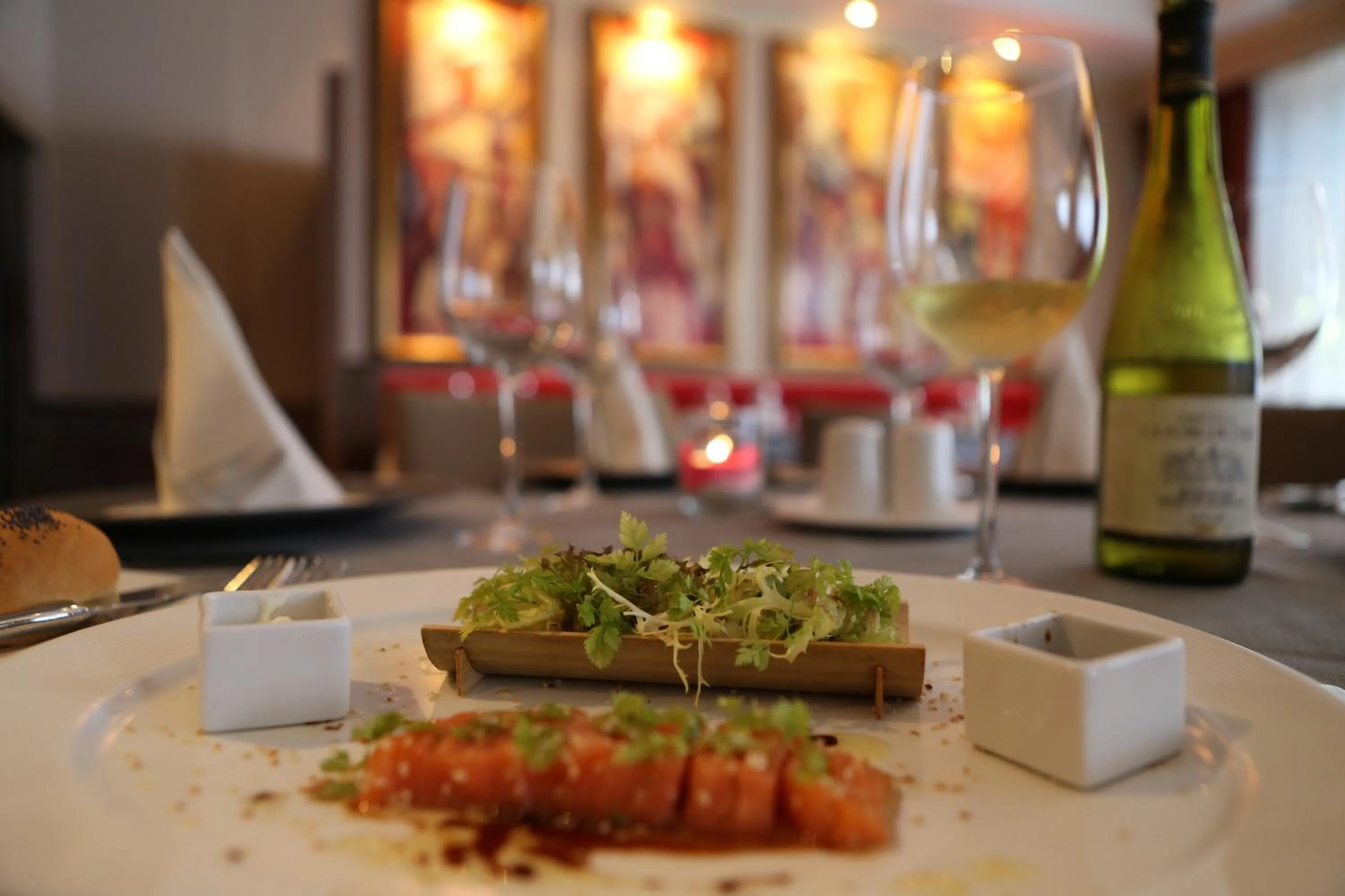 Food and drinks in Hotel Memling