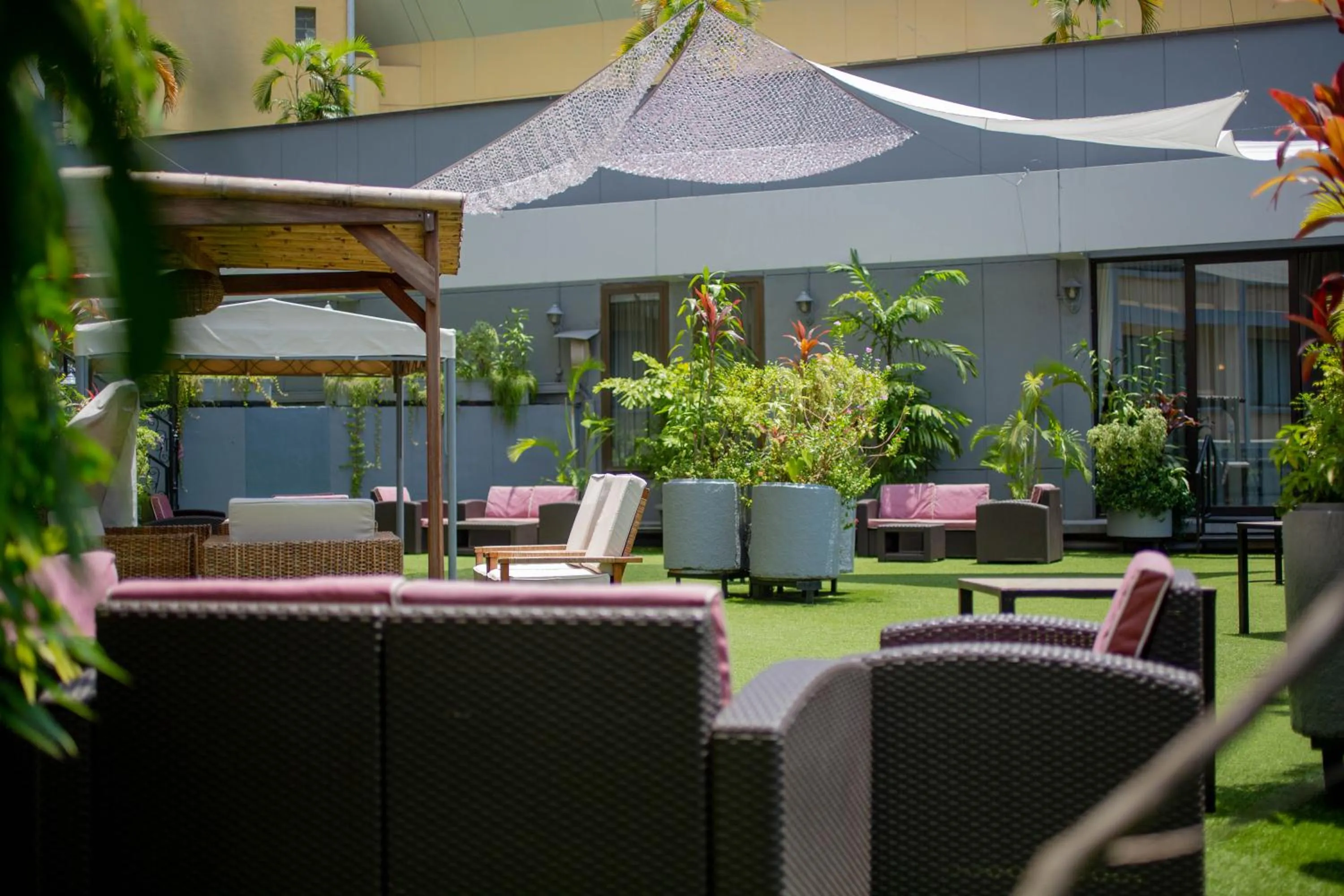 Patio in Hotel Memling