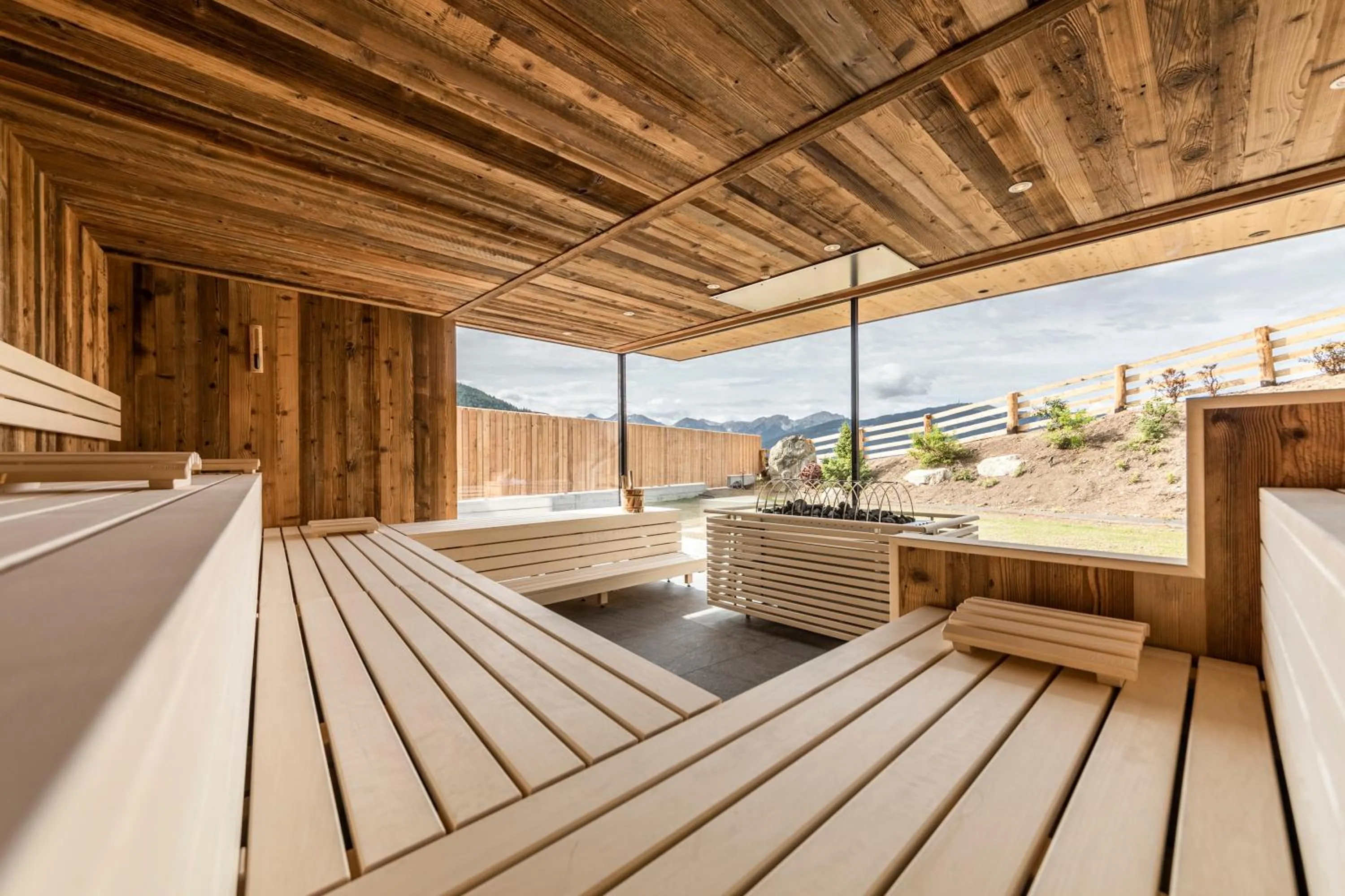 Sauna in Hotel Rommisa