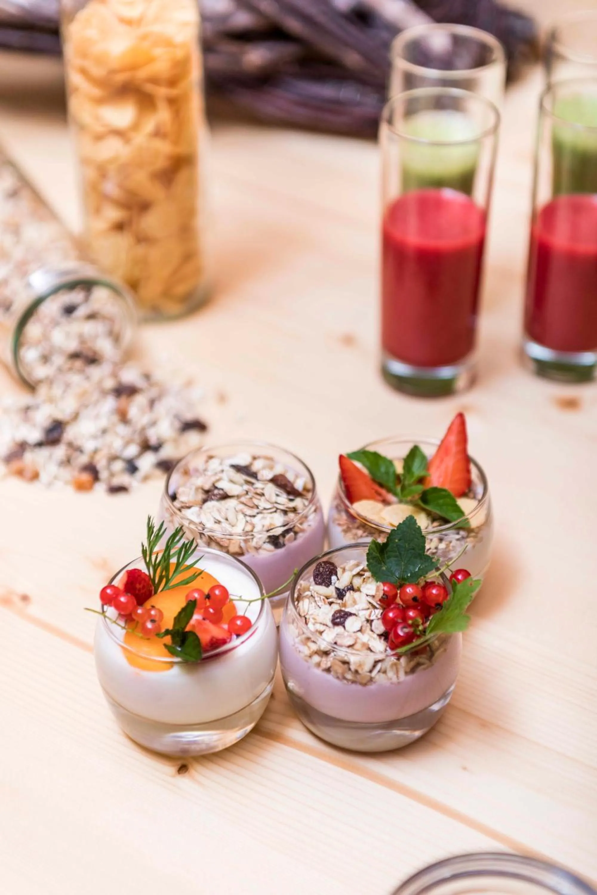 Continental breakfast in Hotel Rommisa