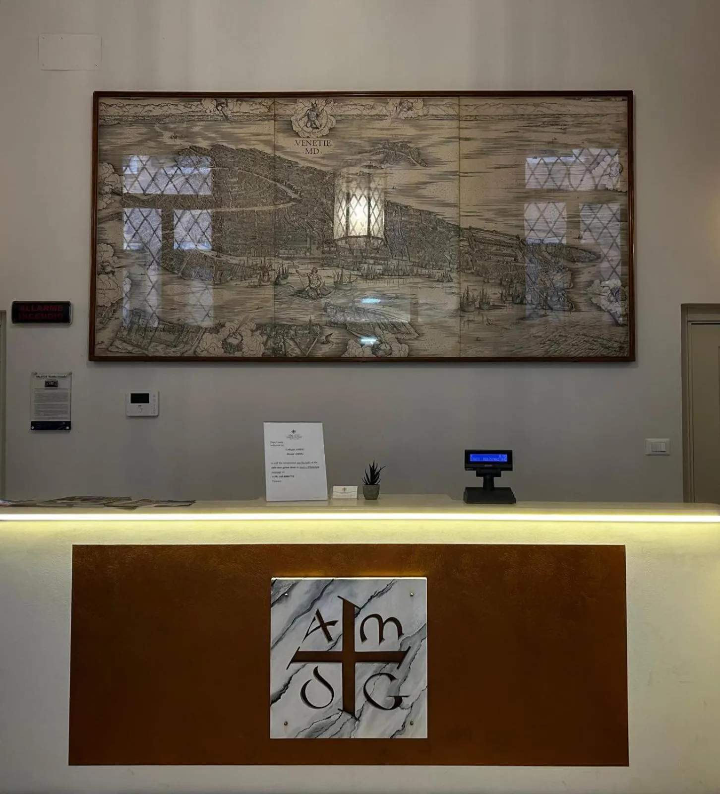 Lobby or reception in Ostello AMDG