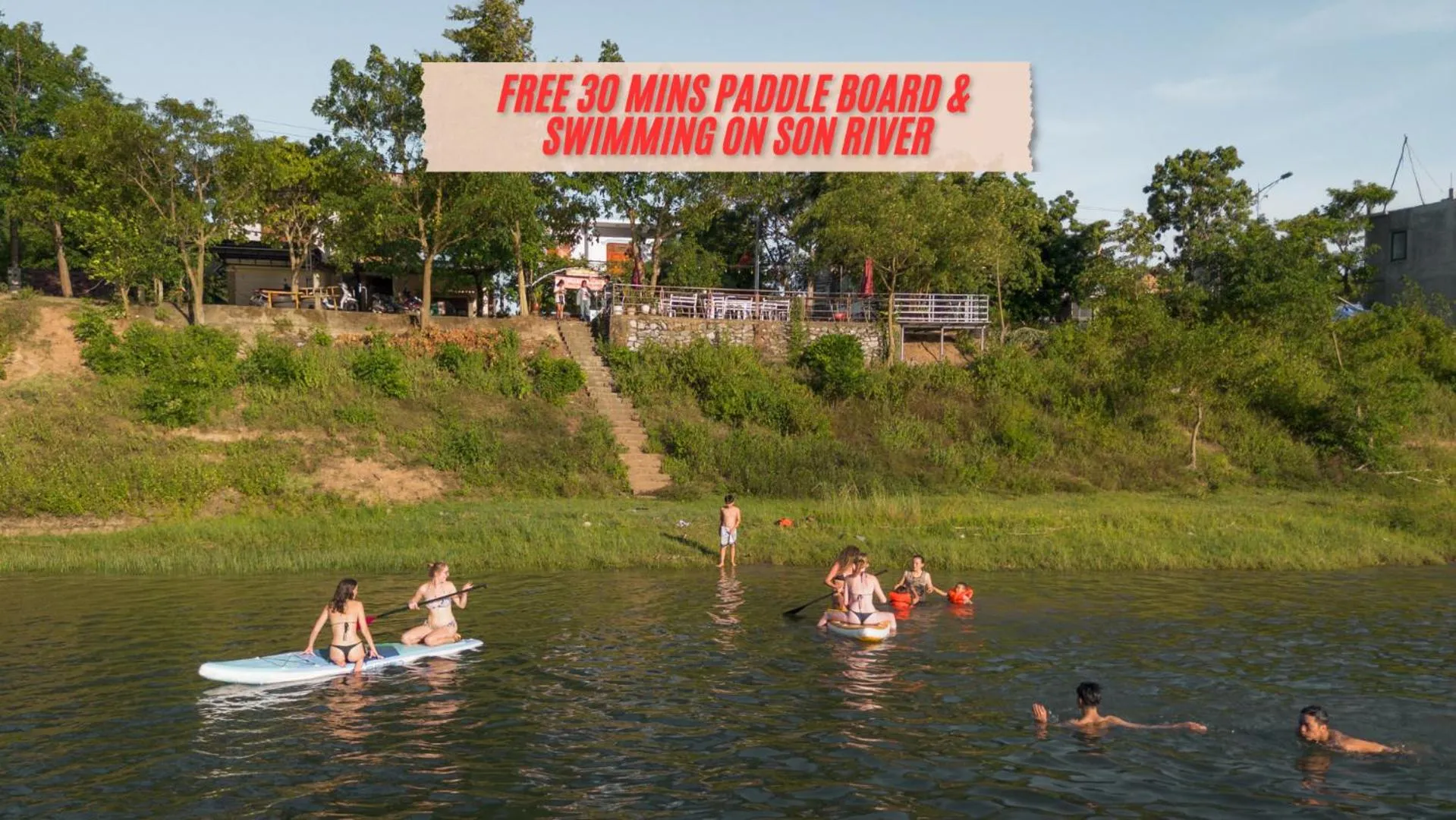 People in Green Riverside Cosy Home