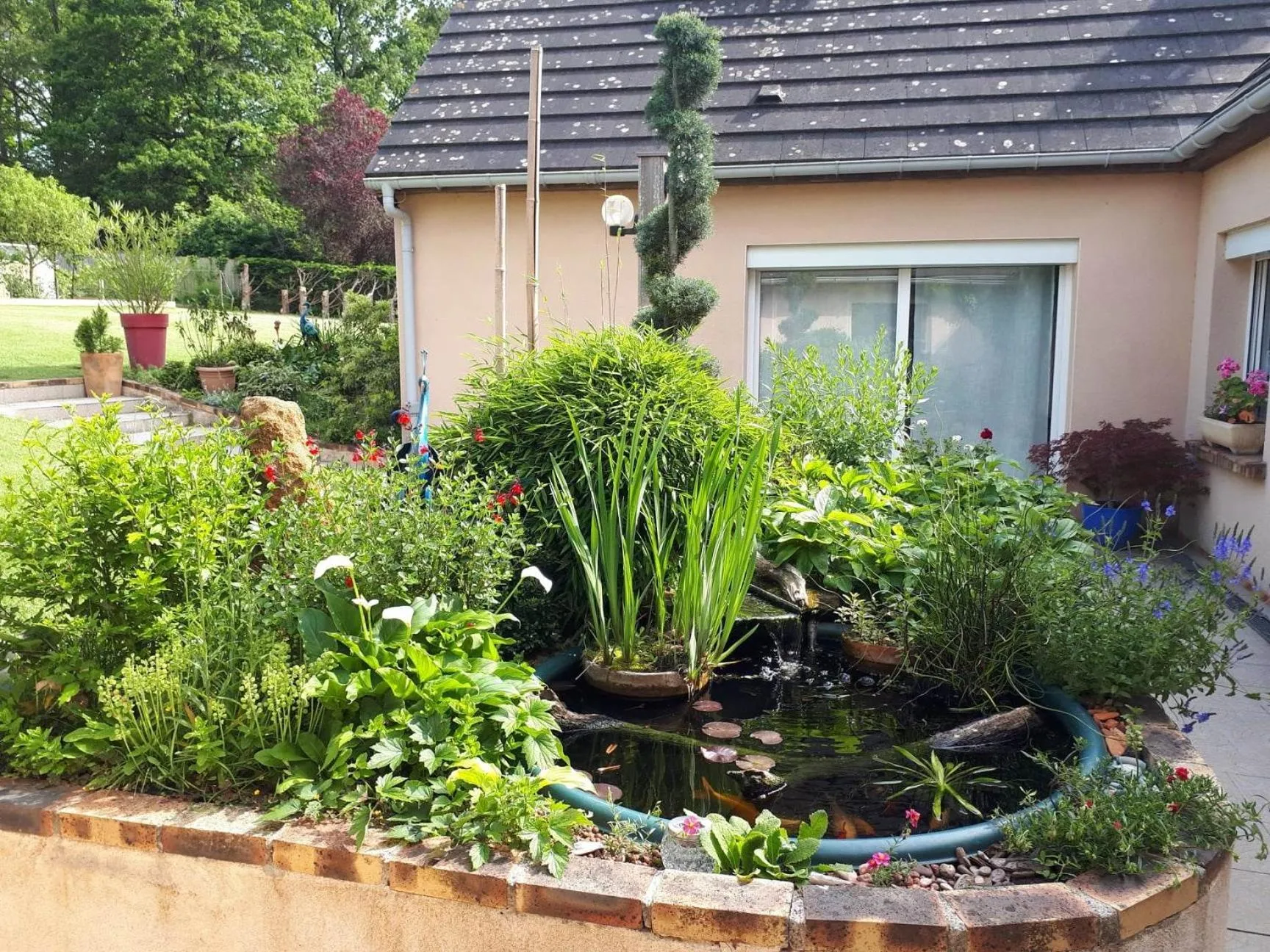 Garden in Chambre D'hôte De La Rotterie