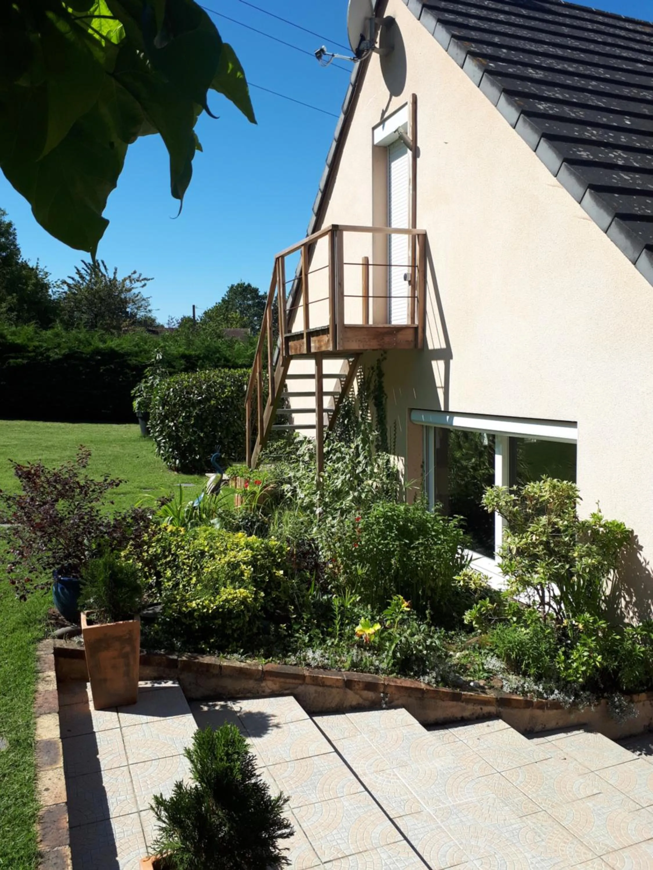 Garden in Chambre D'hôte De La Rotterie