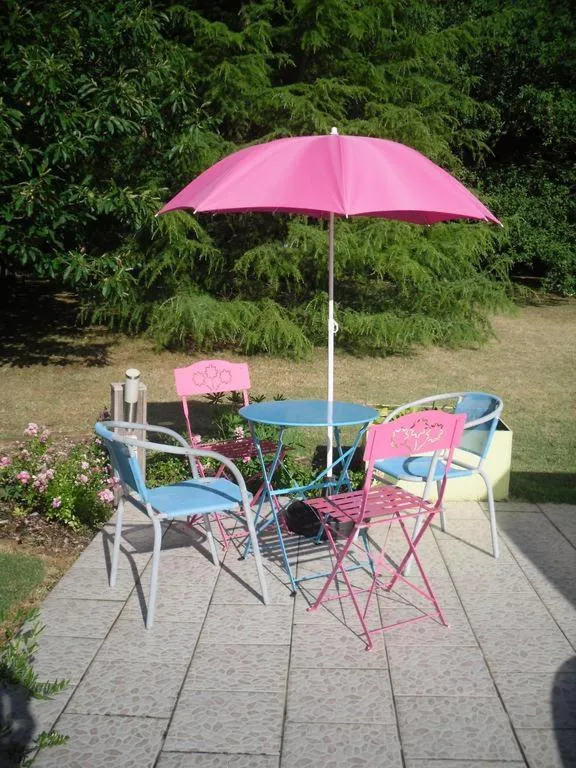 Patio in Chambre D'hôte De La Rotterie