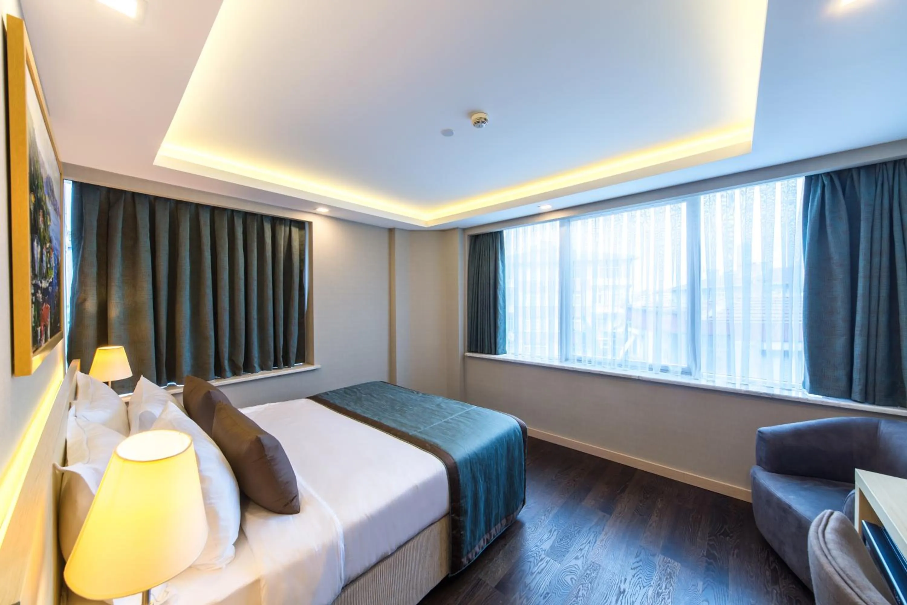 Bedroom, Bed in Molton Monapart Mecidiyekoy