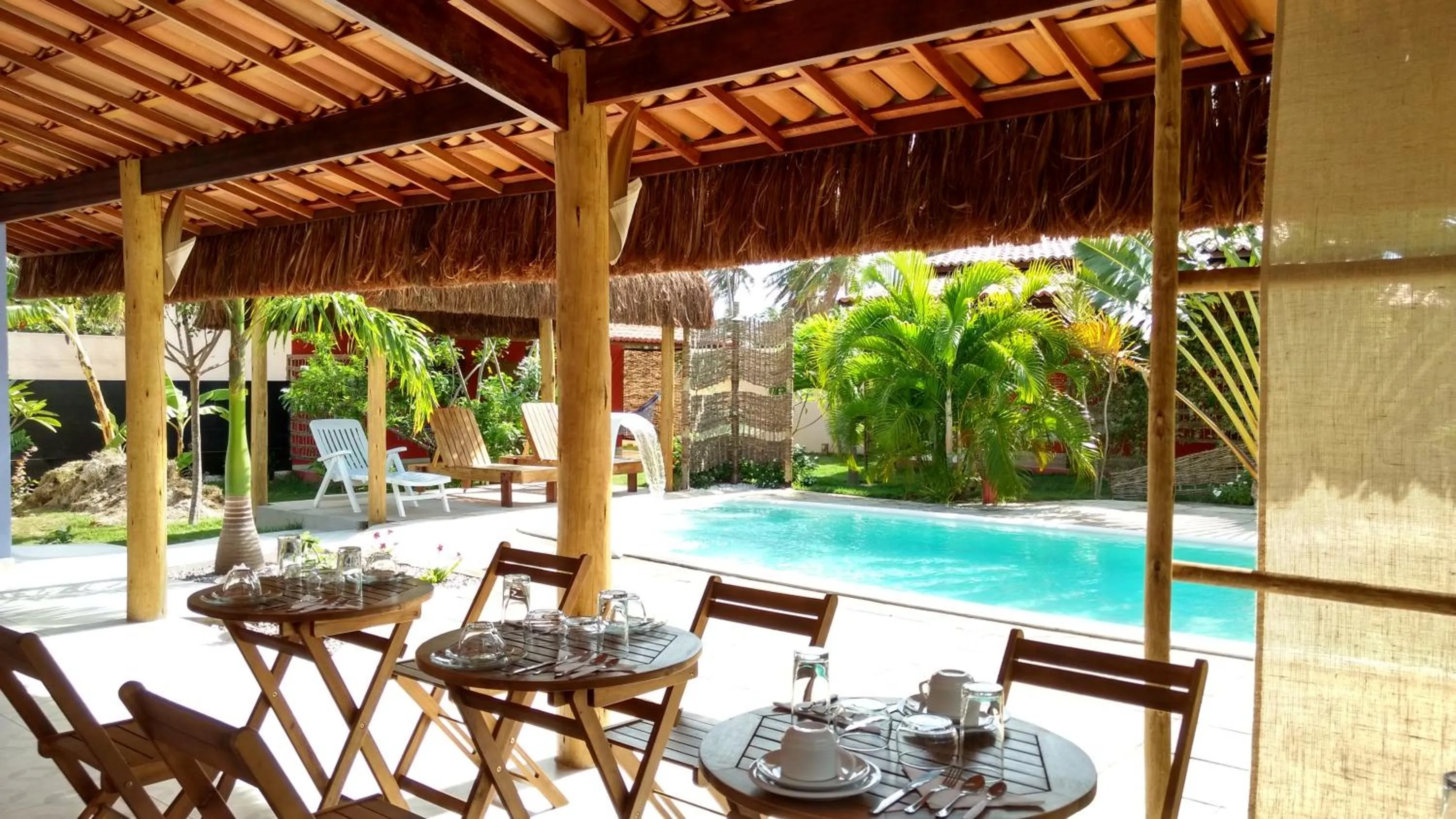 Patio in Gostoso Sol e Mar Pousada