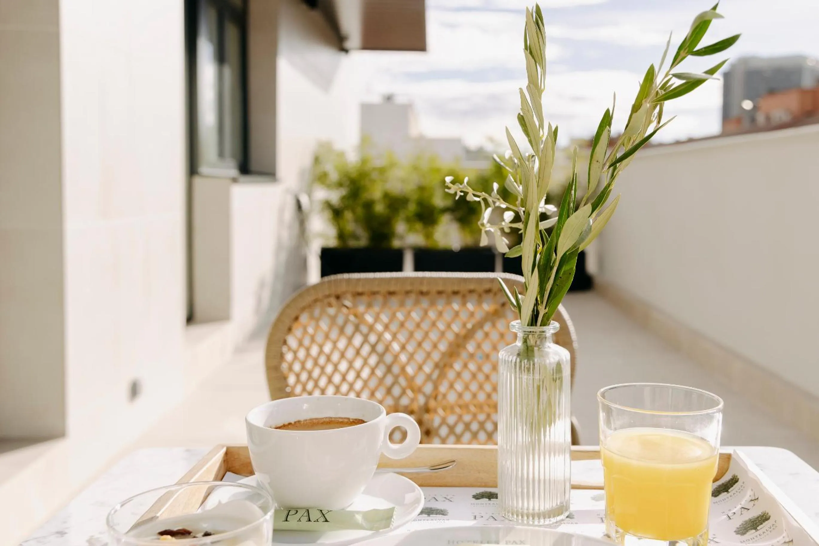 Balcony/Terrace in Hotel Pax Atocha