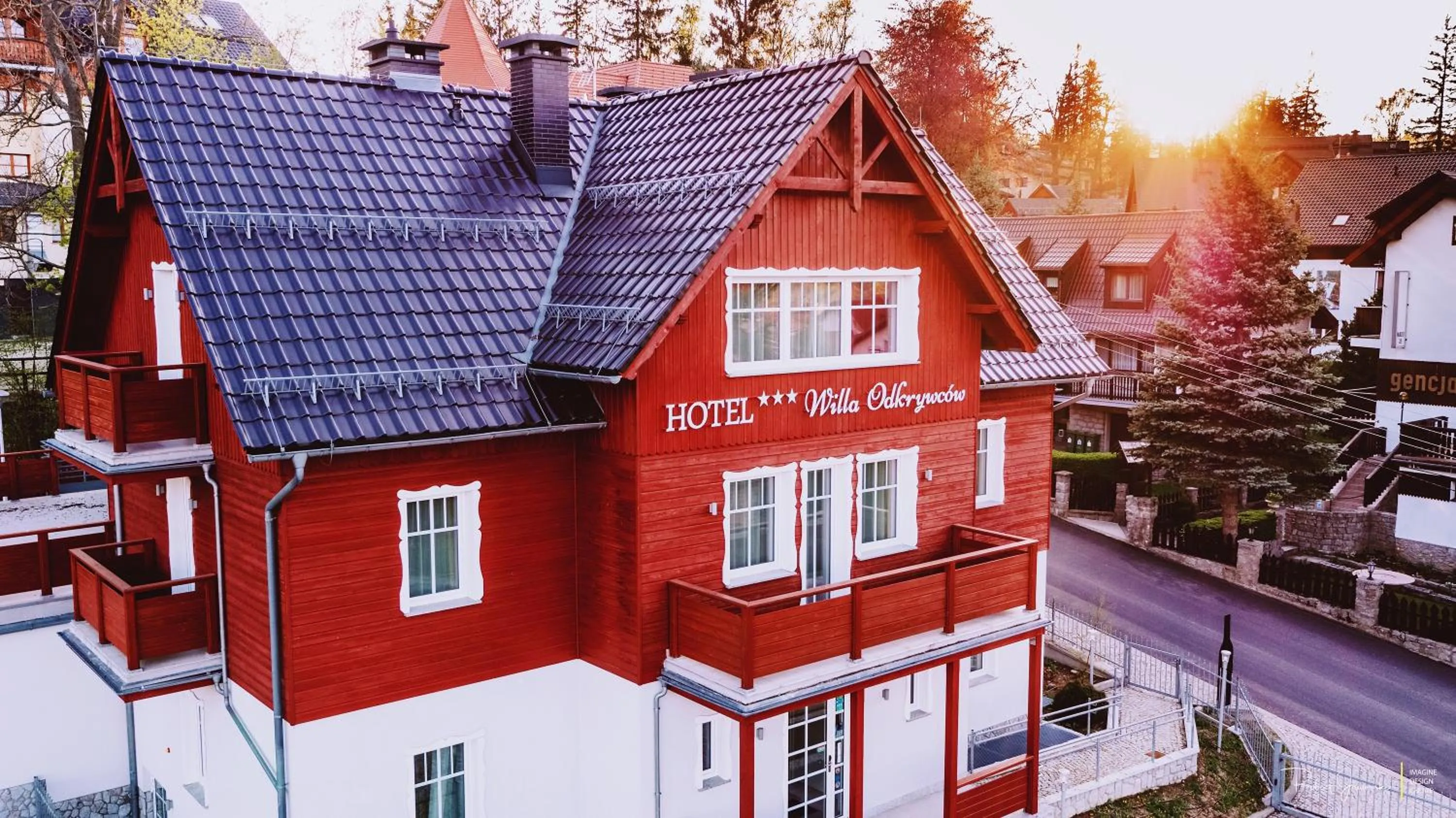 Property building in Hotel Willa Odkrywców