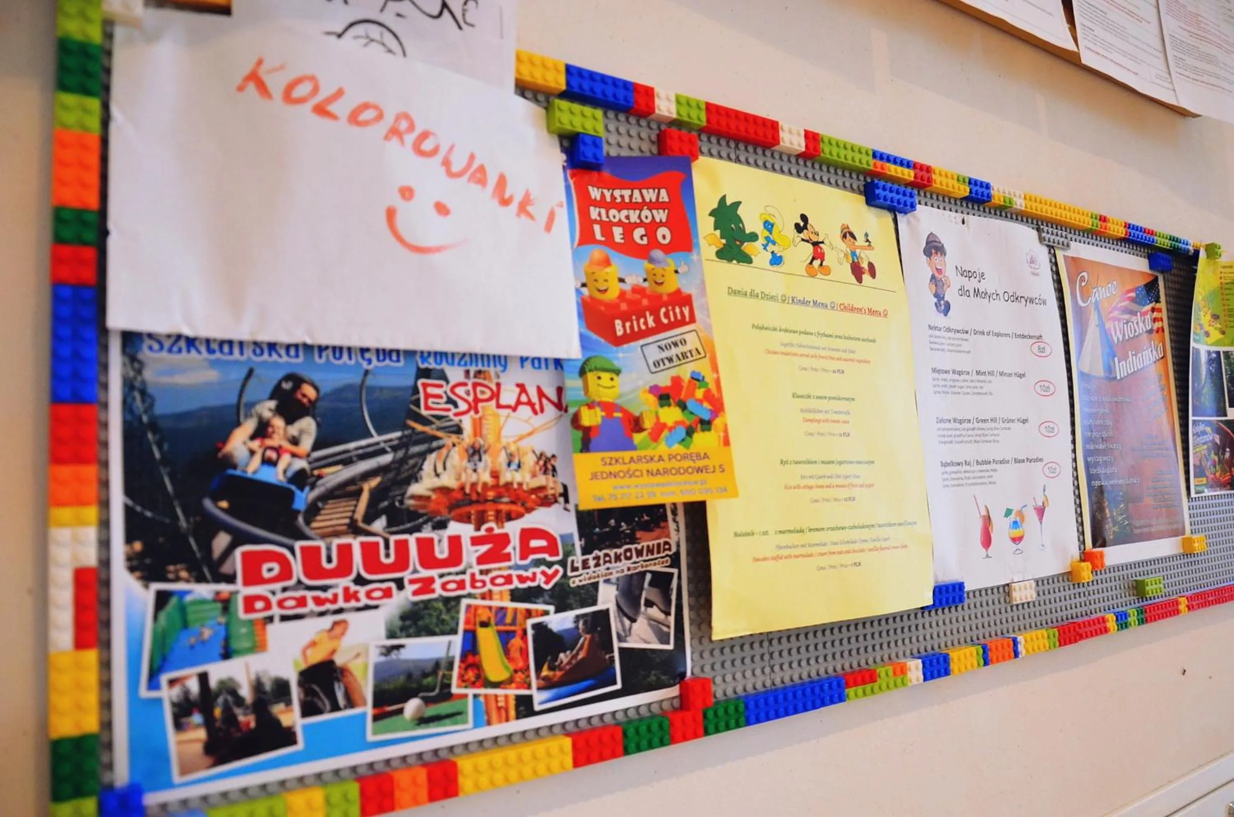 Decorative detail in Hotel Willa Odkrywców